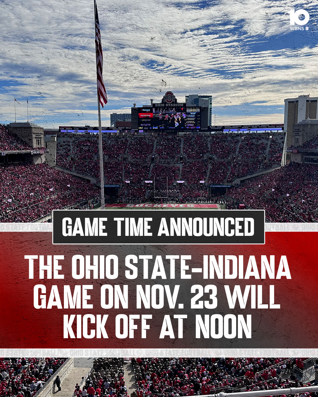 10TV - The Buckeyes and the Hoosiers meet again on Nov. 23 at the 'Shoe ...