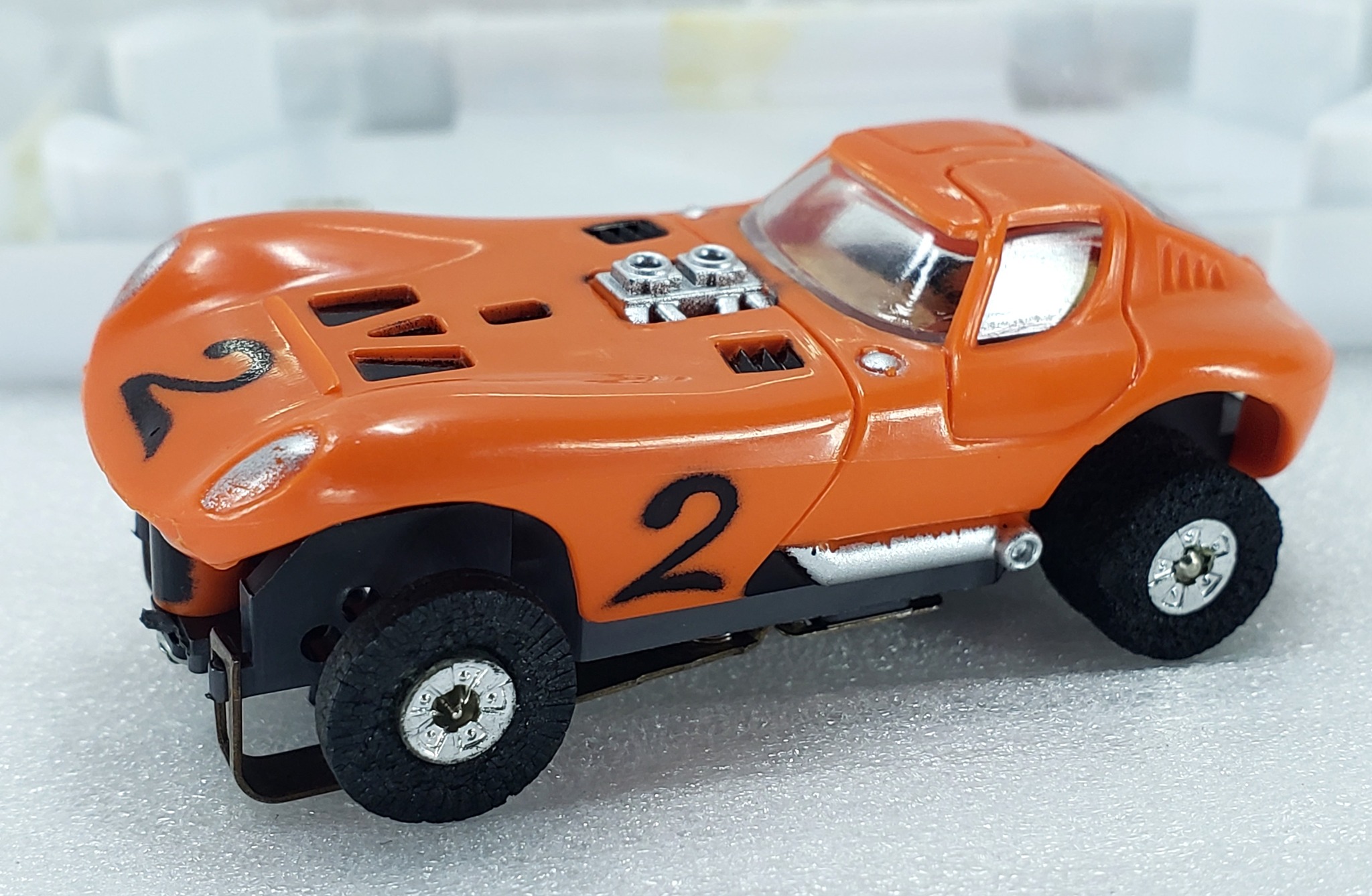 AURORA T-JET ☆ FERRARI DINOカスタム☆HOスロットカー Vintage