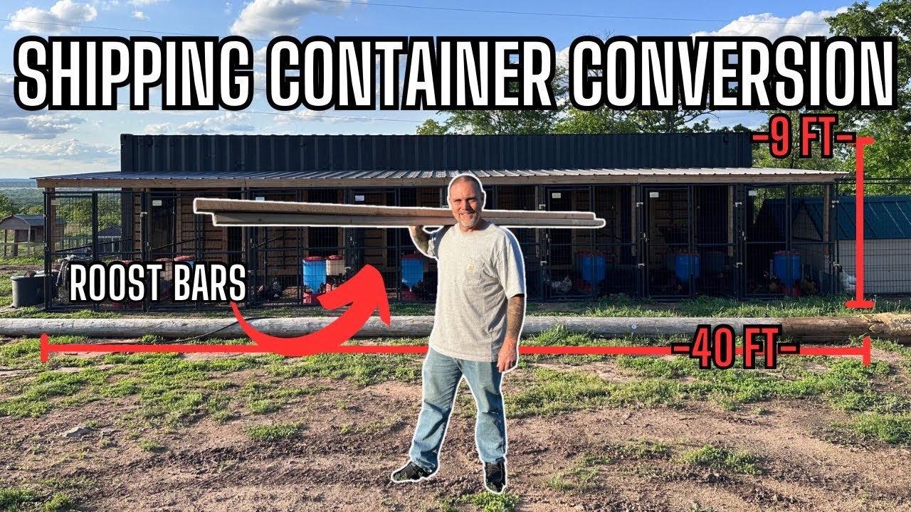Paragon - Shipping Container Conversion to The Ultimate Chicken Coop ...