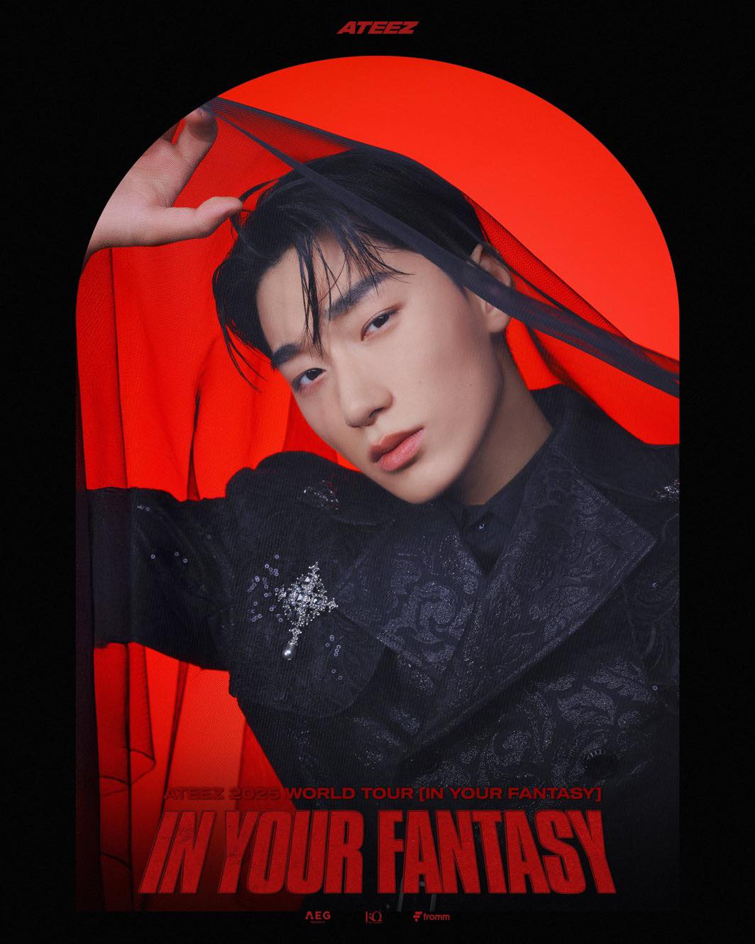 ATEEZ IN YOUR FANTASY ツアーポスター アチズ ATEEZ 2026 WORLD TOUR