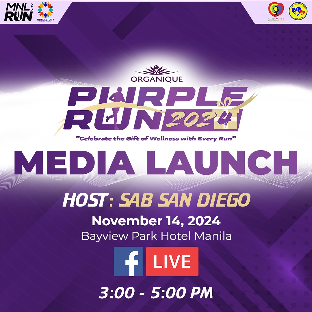 ORGANIQUE - Join us as we officially launch the Organique Purple Run ...