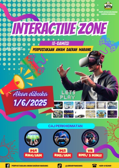 Perpustakaan - 🎮INTERACTIVE ZONE @ PAD MARANG 🎮 GAMES ZONE BAHARU DI ...