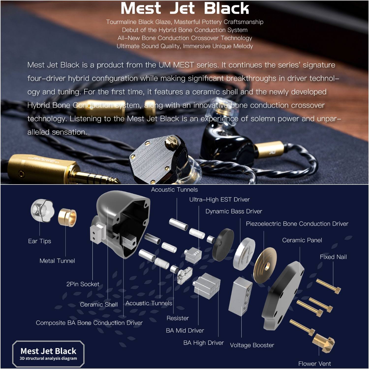UM Mest Jet Black and Stardust IEMs released