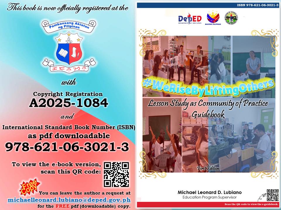 DepEd - 💛The Community of Practice Lives on SDO Tayabas City💛 The book ...