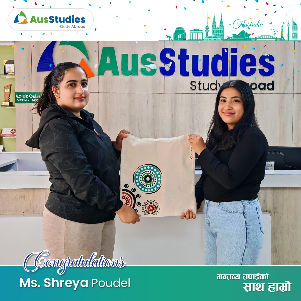 AusStudies - Congratulations, Shreya Poudel. We’re thrilled to share ...