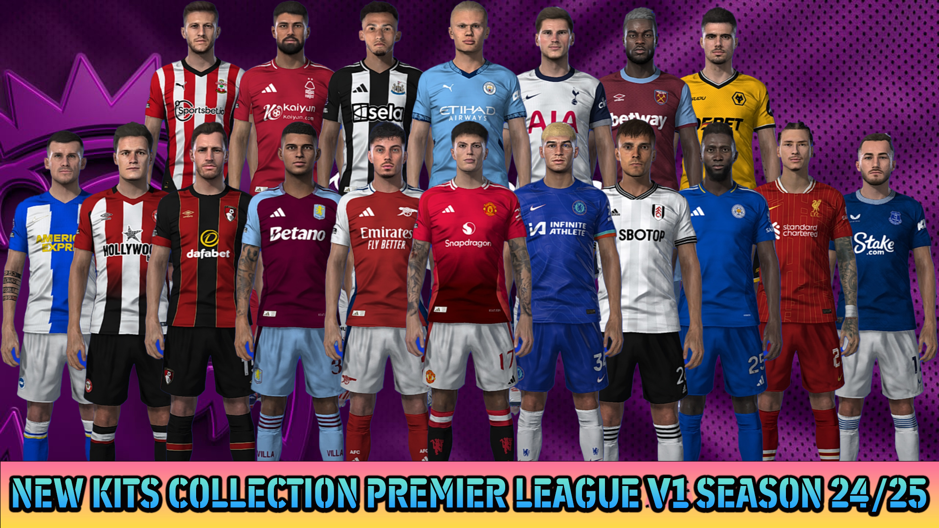 Pes-files.ru - PES 2021 Kits Collection EPL v1 Season 24/25 by Prayudi ...
