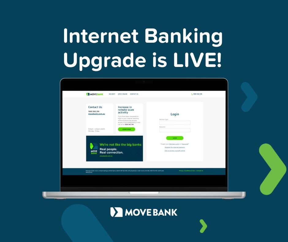 MOVE Bank - Our Internet Banking upgrade is live! All the... | Facebook