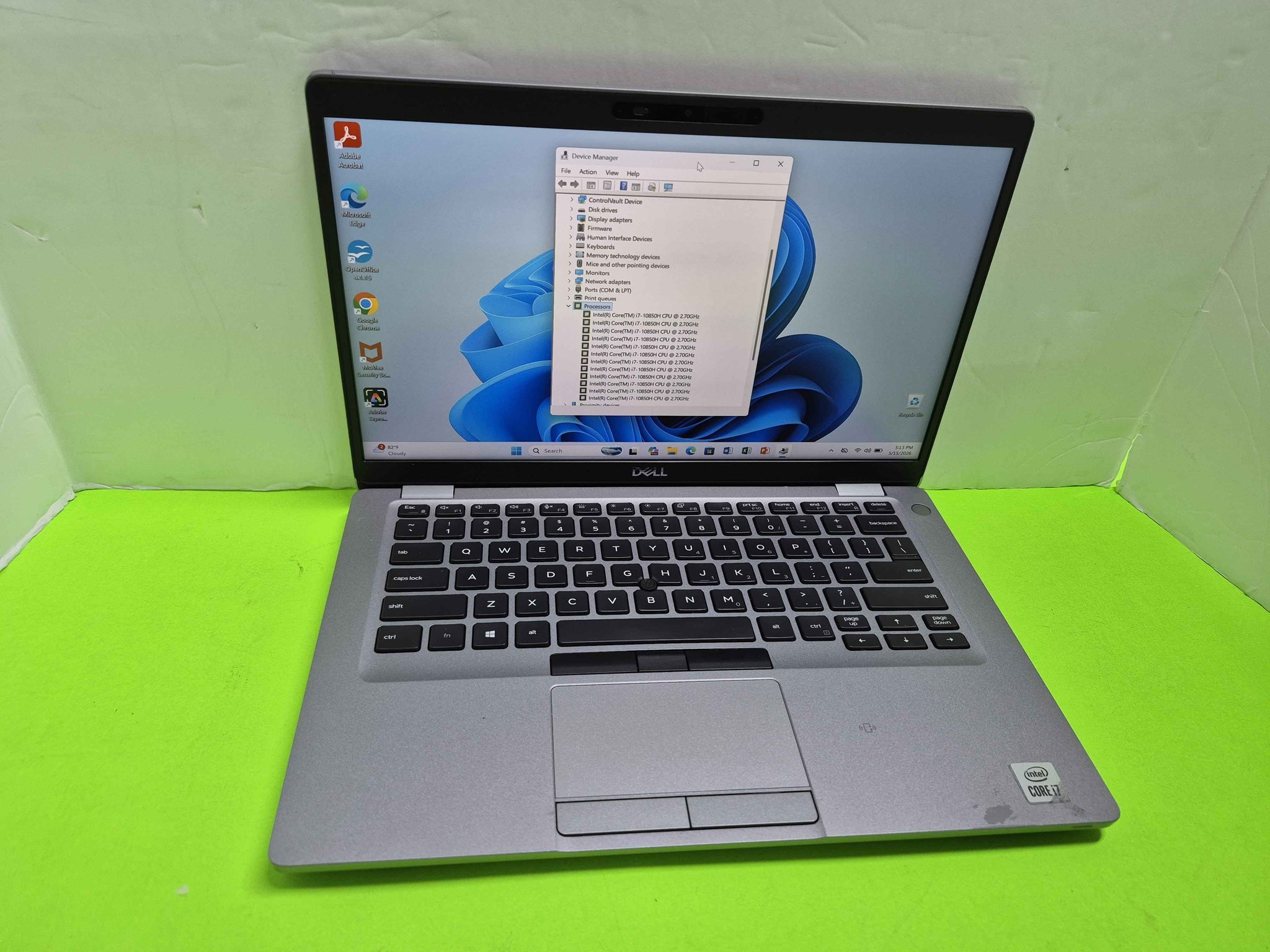 ₱13,999 only Dell Latitude 5410 Core i7 10th Generation CPU @1.80