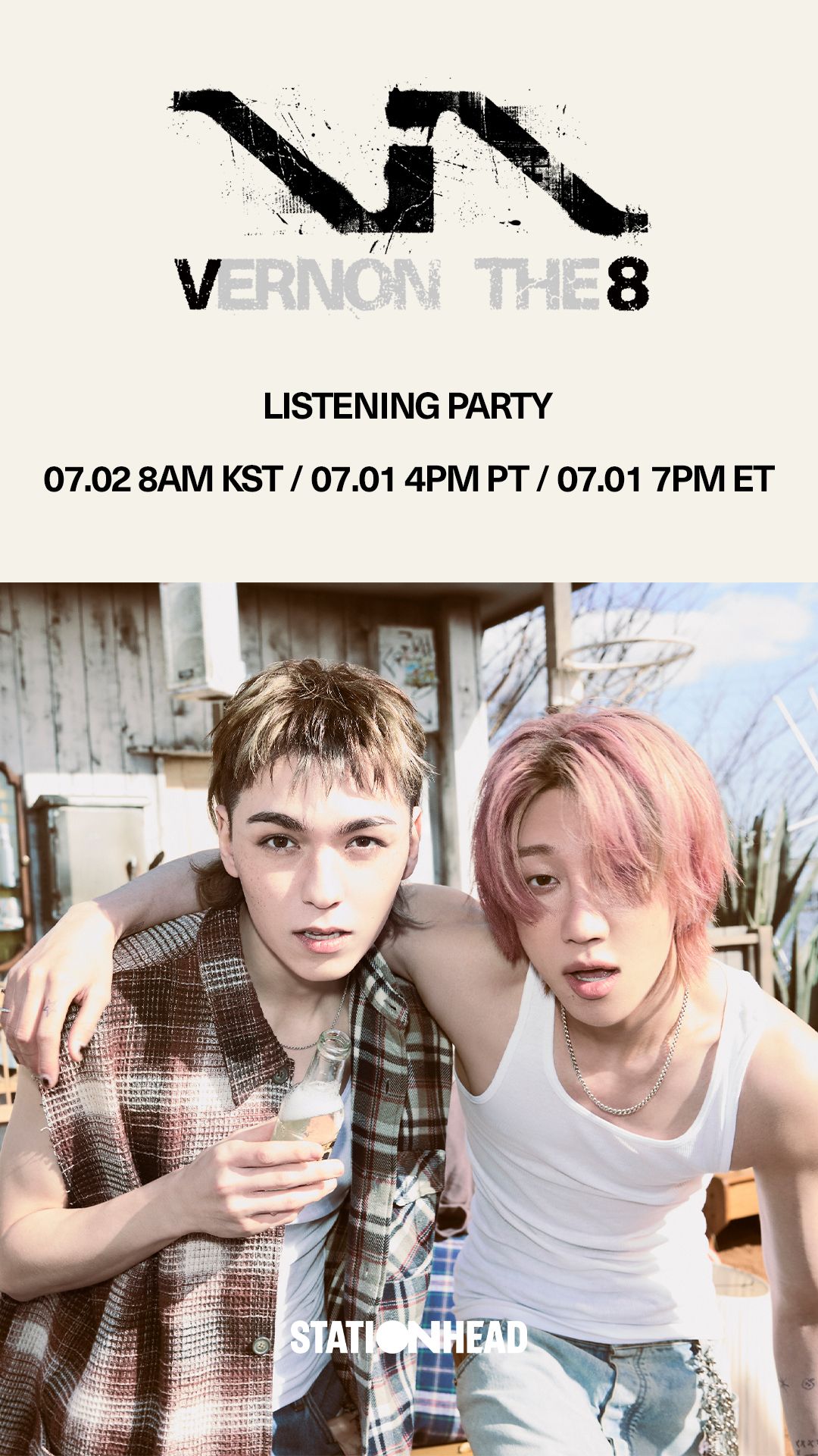SCHEDULE] CARATs, the THE8 X VERNON 'V8' Listening Party on