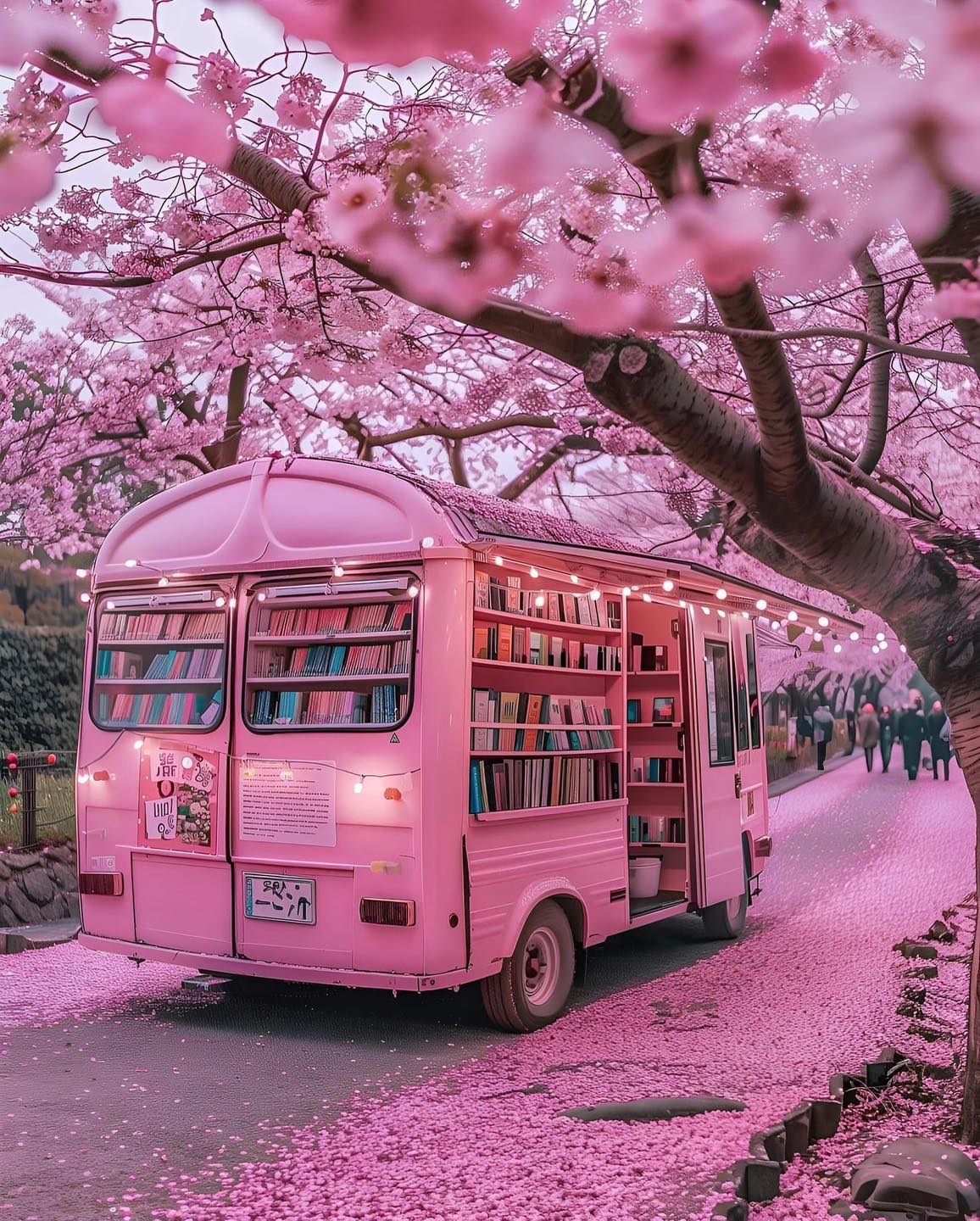 Japan World 日本 - Bus library in Japan 🌸