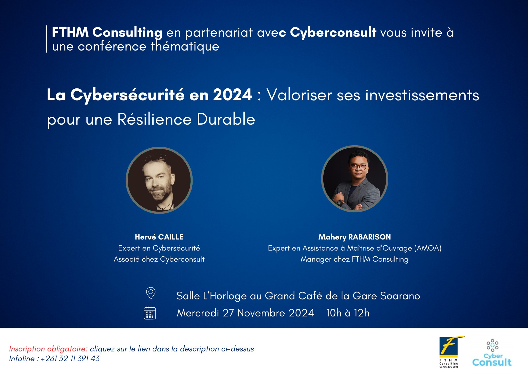 FTHM Consulting - 🔐 Conférence exclusive sur la... | Facebook