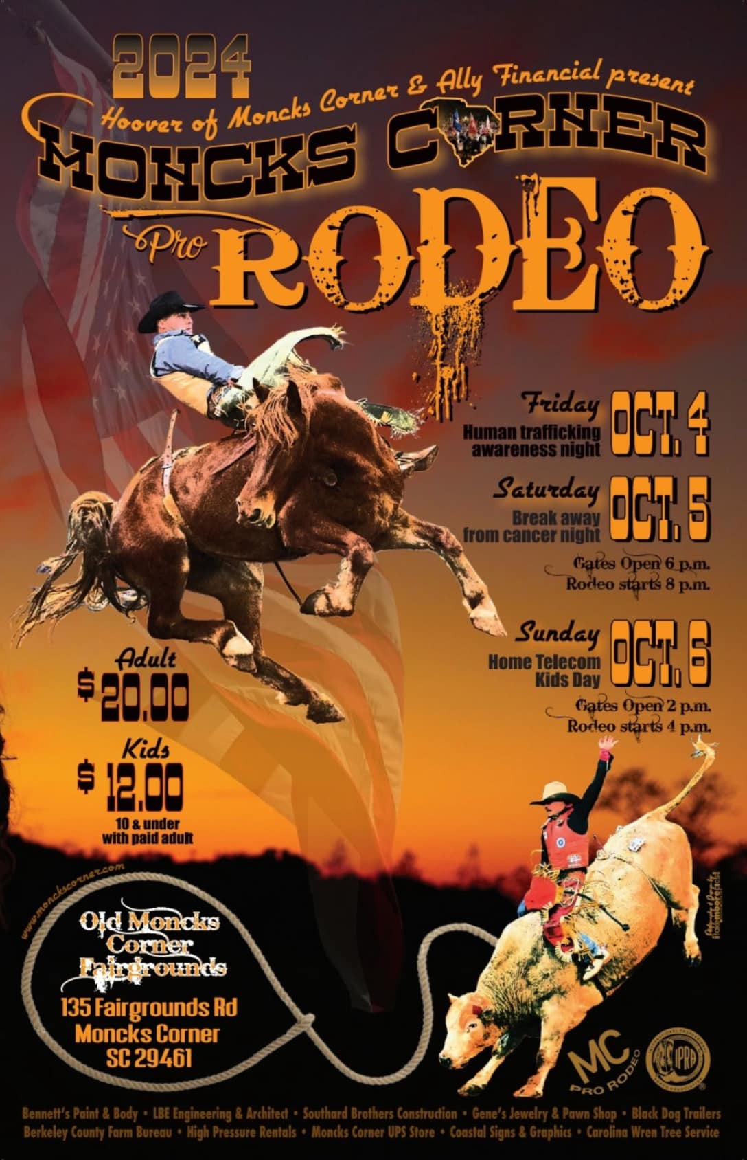 A HUGE thank you to Karen Moore... - Moncks Corner Pro Rodeo | Facebook