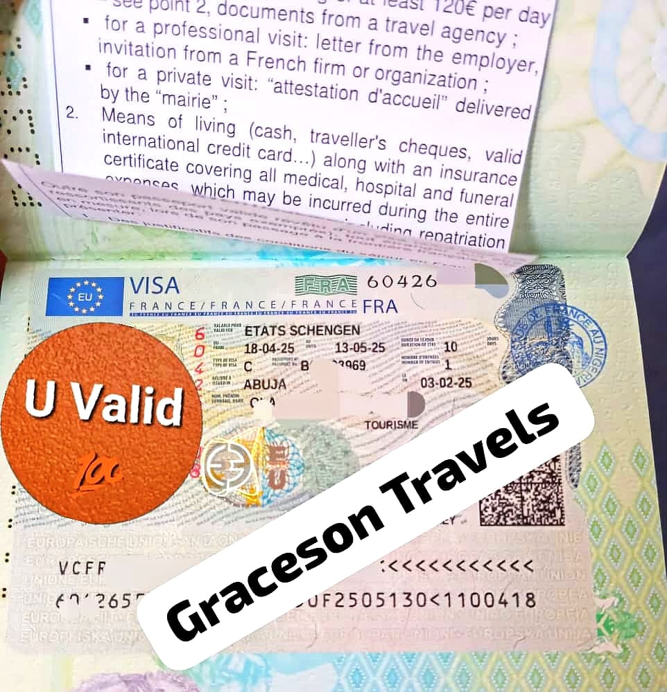 Graceson - FRANCE (SCHENGEN) VISA APPROVAL 2025💃. We're overjoyed to ...
