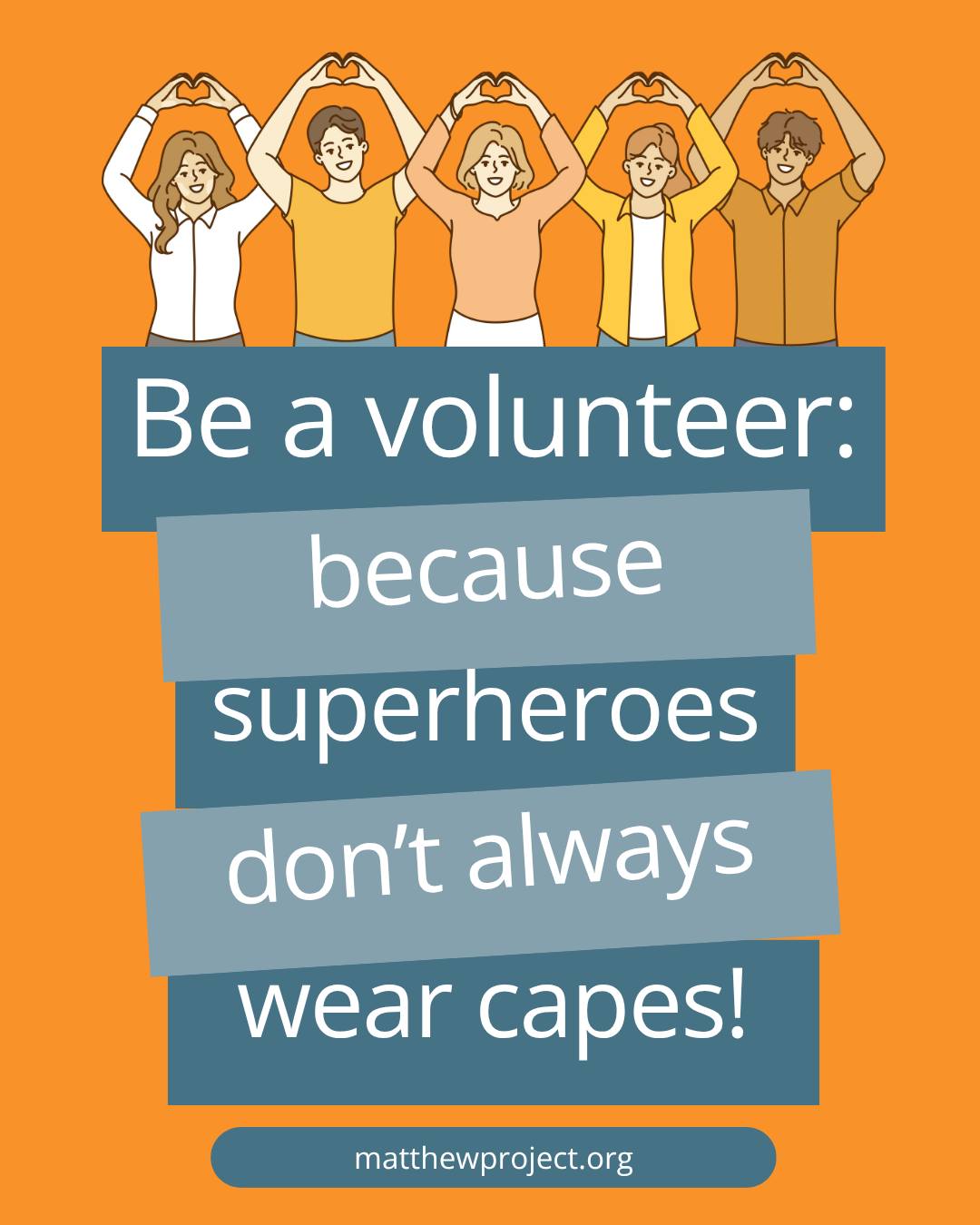 Happy Volunteer's Week 2025 🫶 Our... - The Matthew Project | Facebook