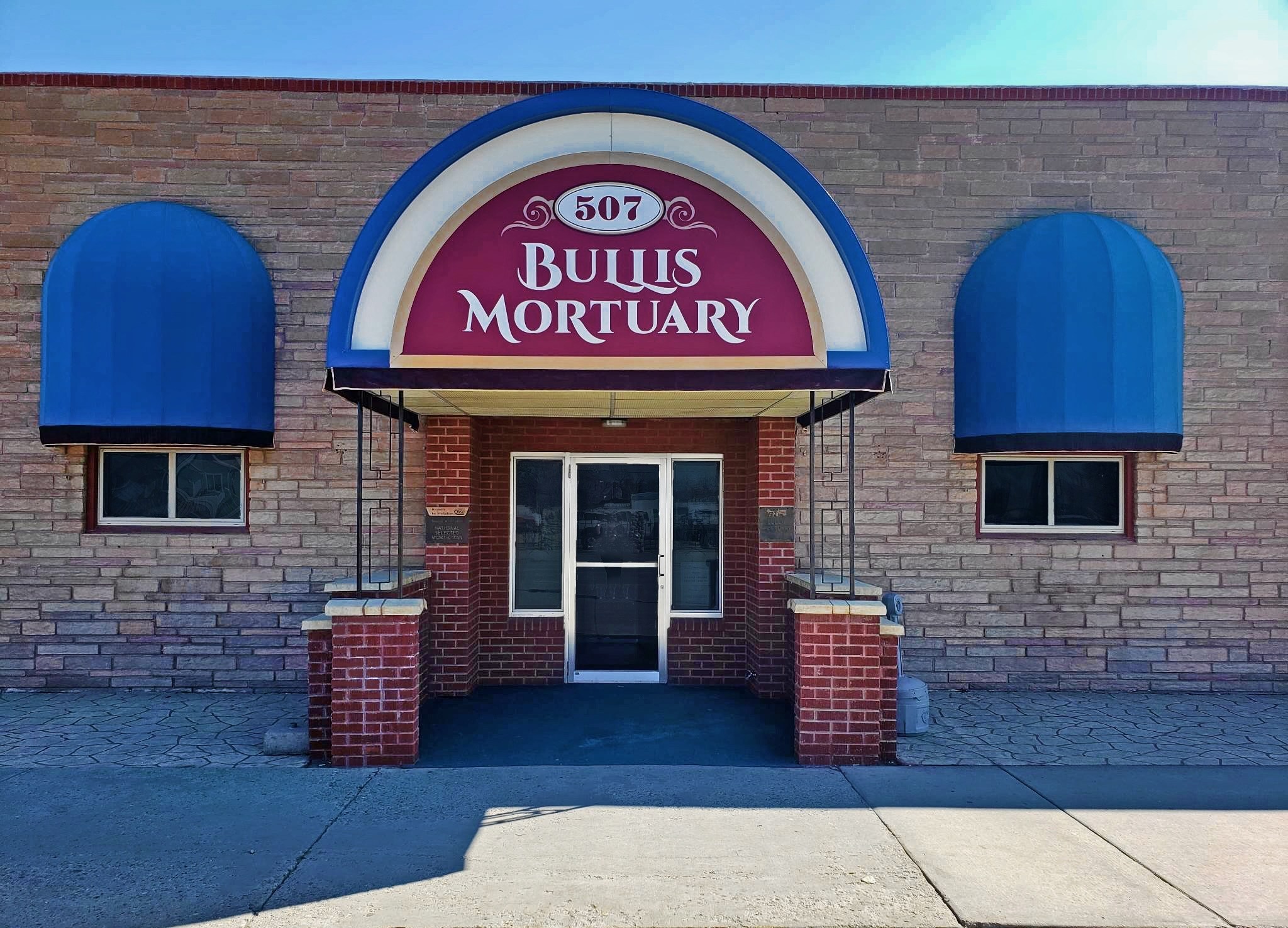 Bullis Mortuary: A warm welcome.