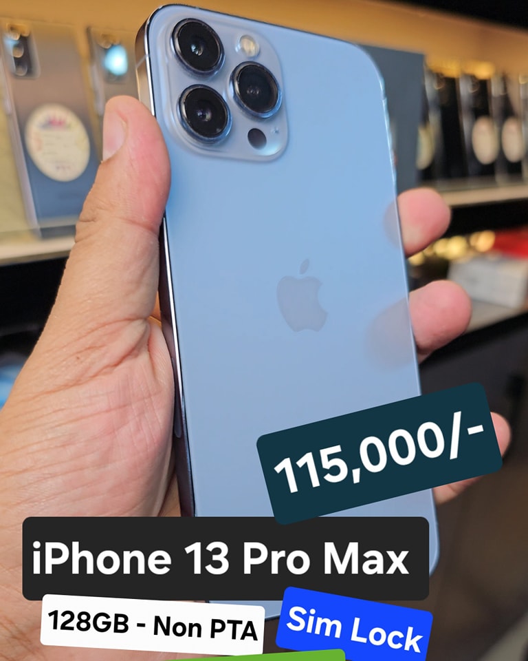 iPhone 13 Pro Max 128GB Non PTA - Sim Lock 86% Battery Health