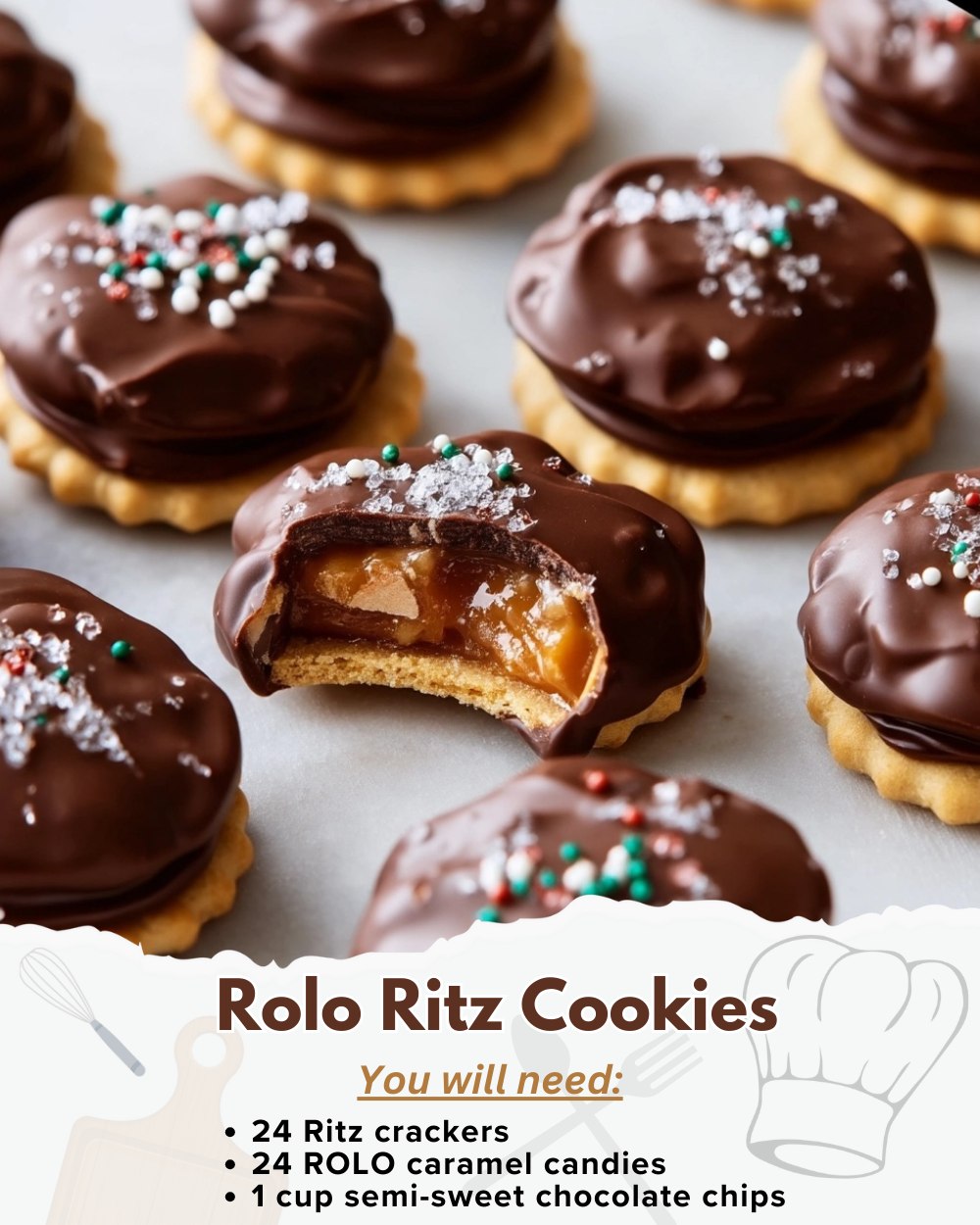 Rolo Ritz Cookies 🍪🍫... - Yummy Homemade Recipes | Facebook