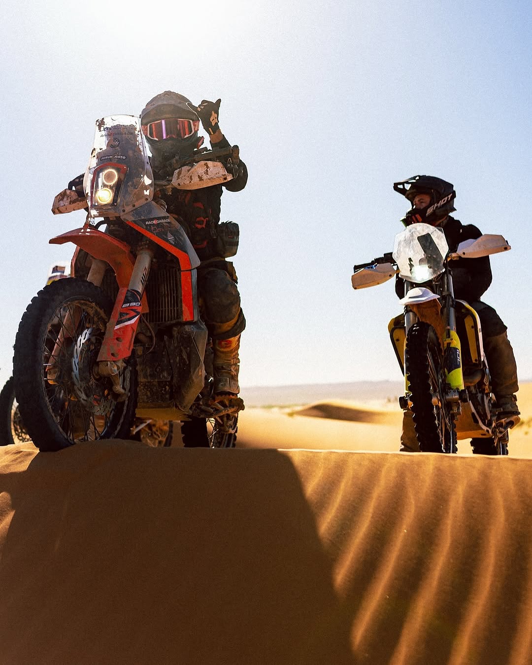 Desert duo on the loose! @alexislecarb and his trusty sidekick