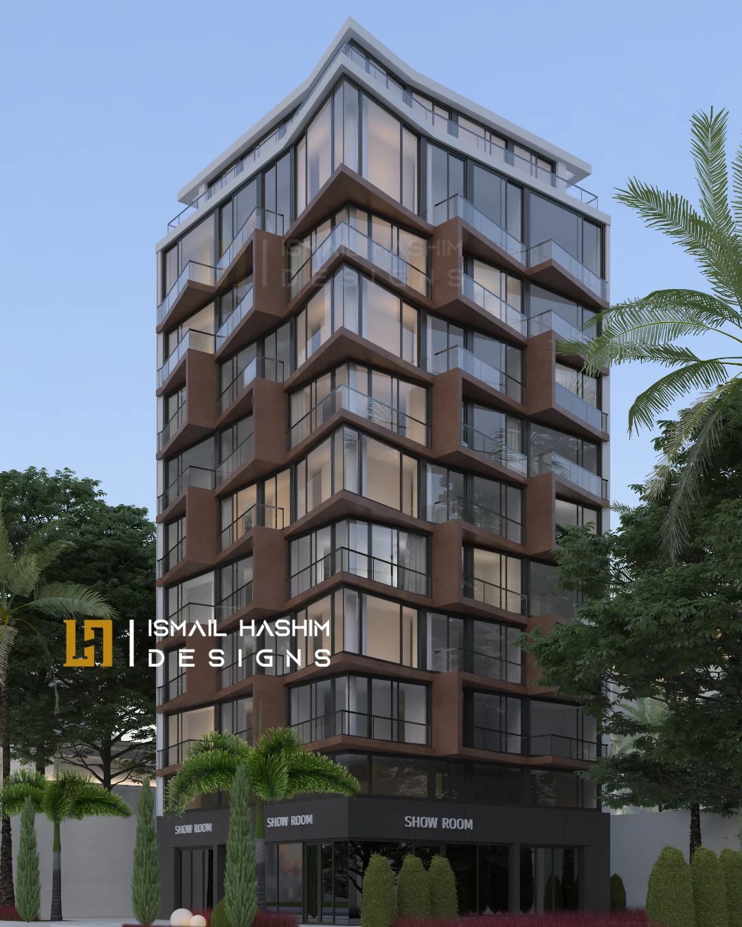Ismail - تصميم معمارى لمبنى سكنى تجارى. القاهرة - شيراتون. Architecture ...