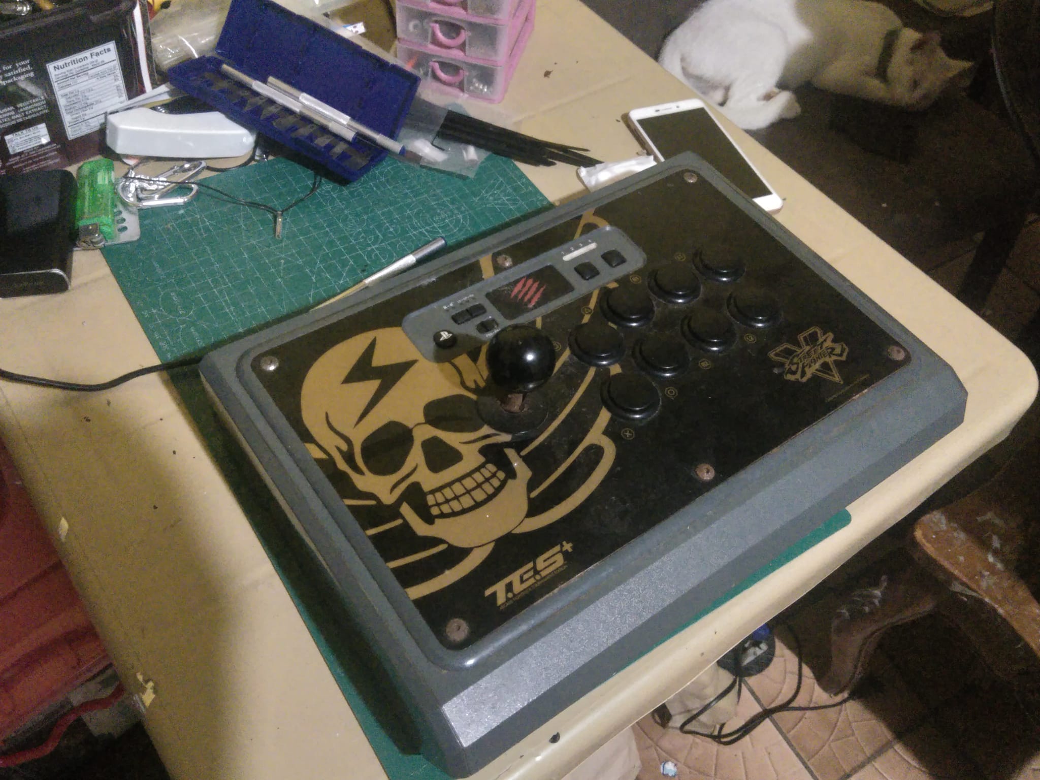 Madcatz se arcade stick mod with gp2040-ce board