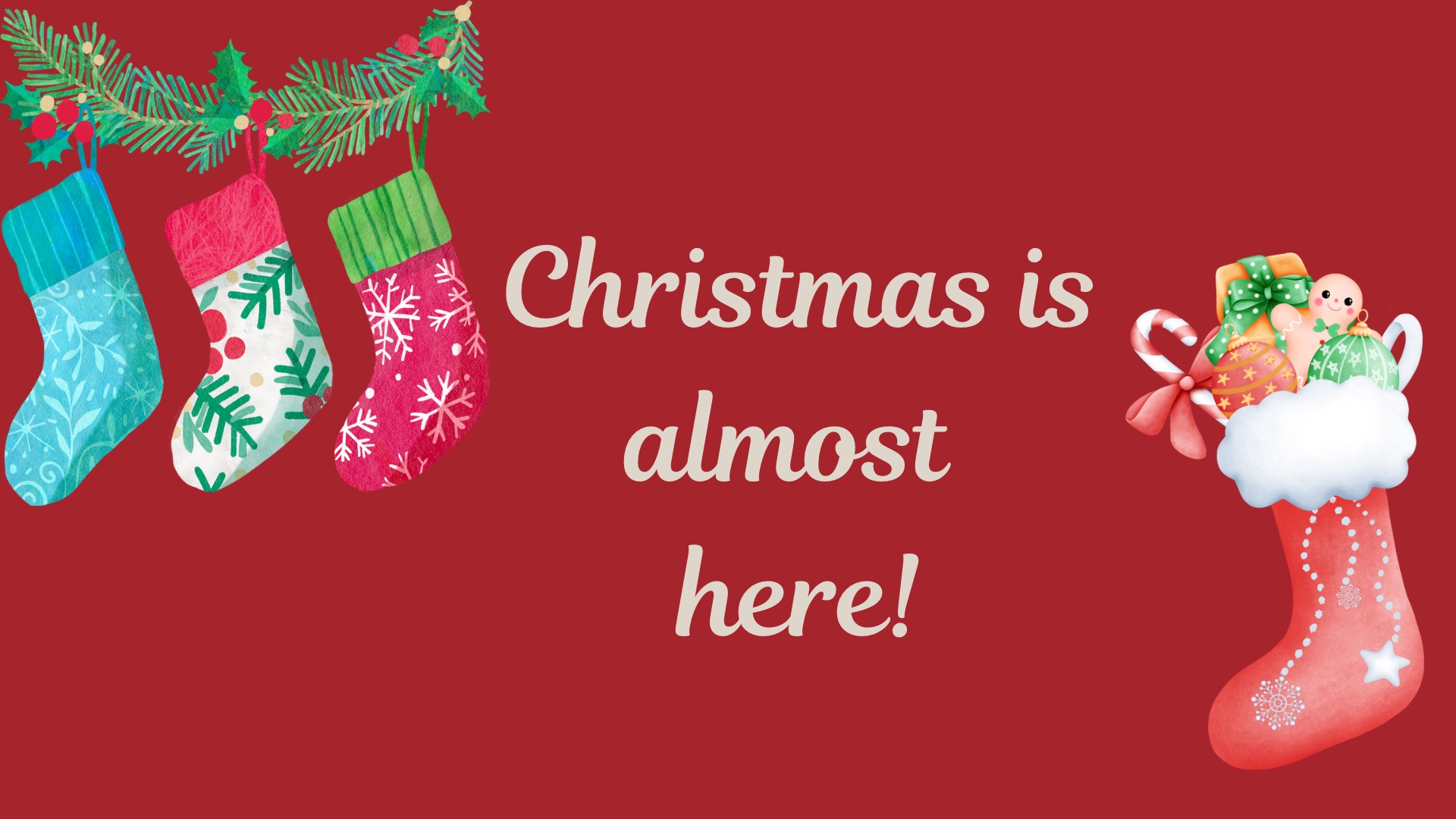 Christmas is almost here sale