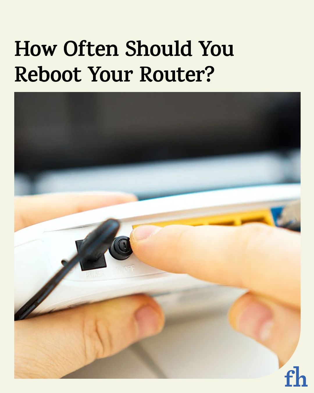 Family Handyman - Periodically restarting your router... | Facebook