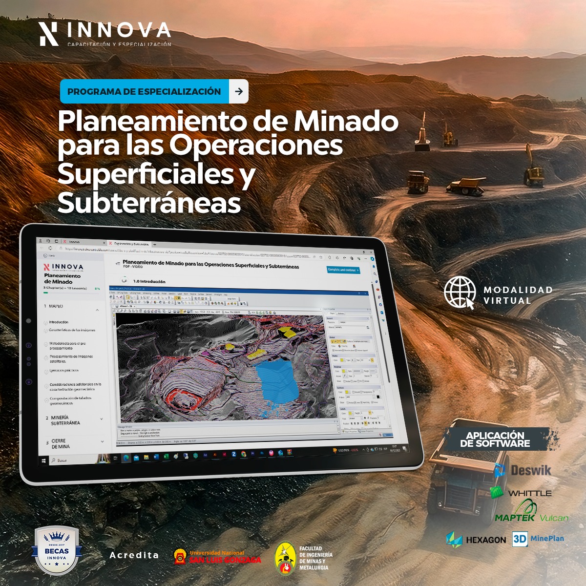 Innova - 👷👷‍♀️Especialízate en Planeamiento de Minado para las ...