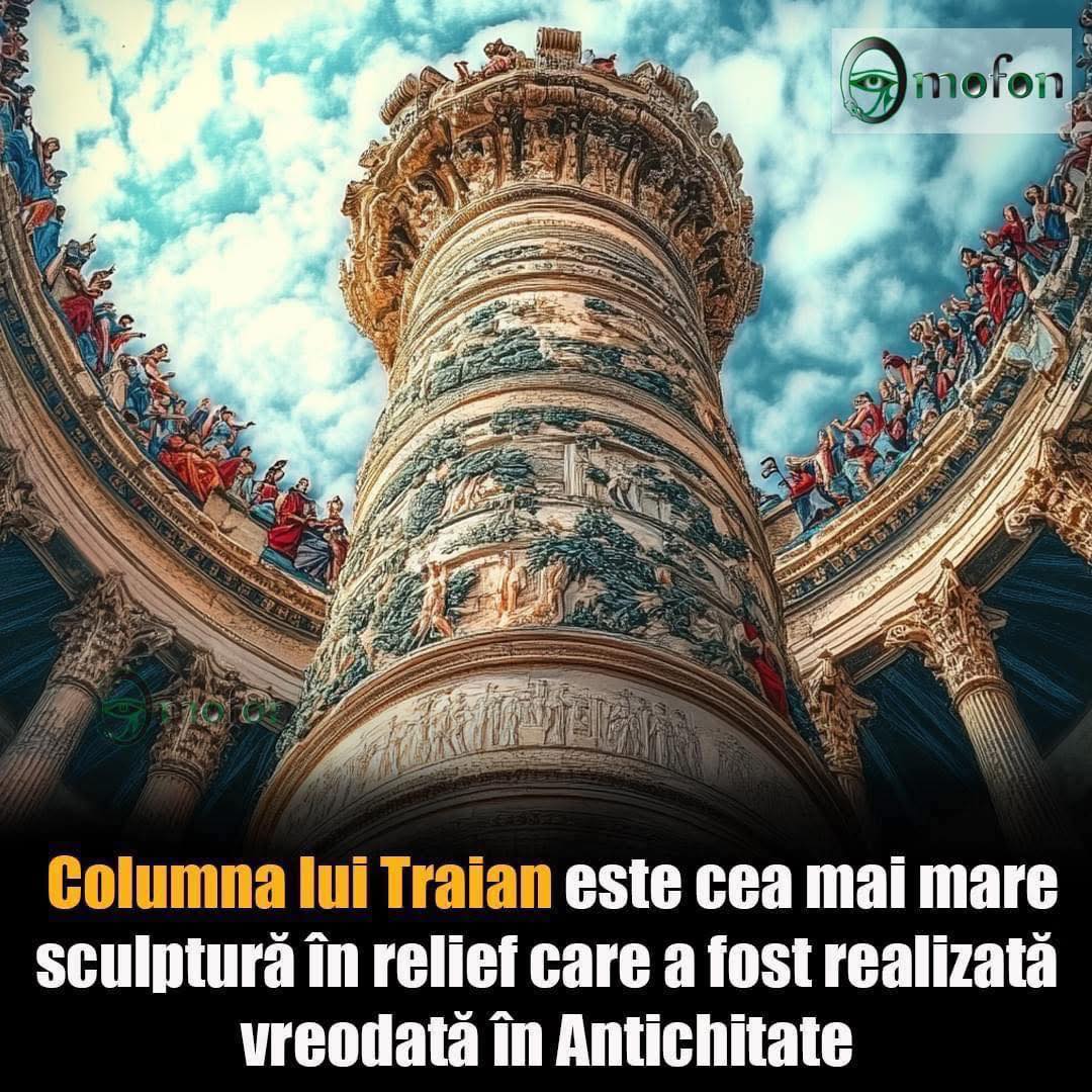 Omofon - Columna lui Traian, monumentul impresionant din...