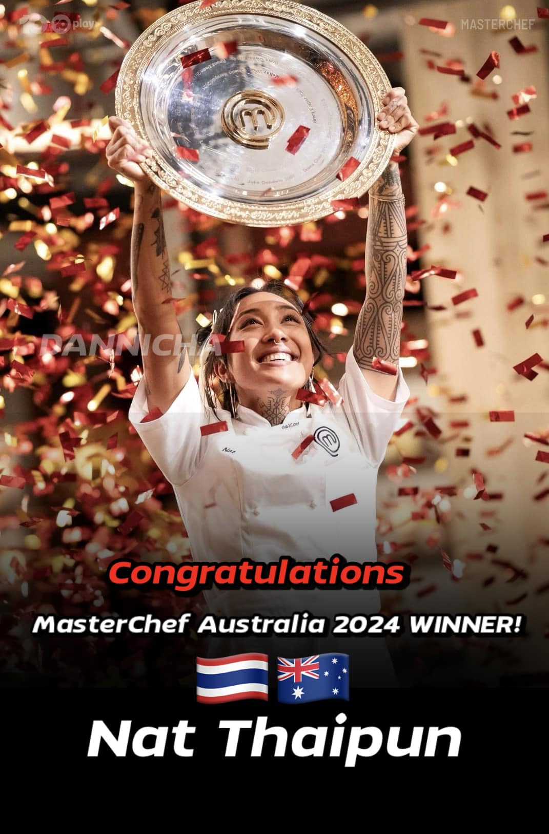 Congratulations to MasterChef Australia... - Dannicha แดนนิชา | Facebook