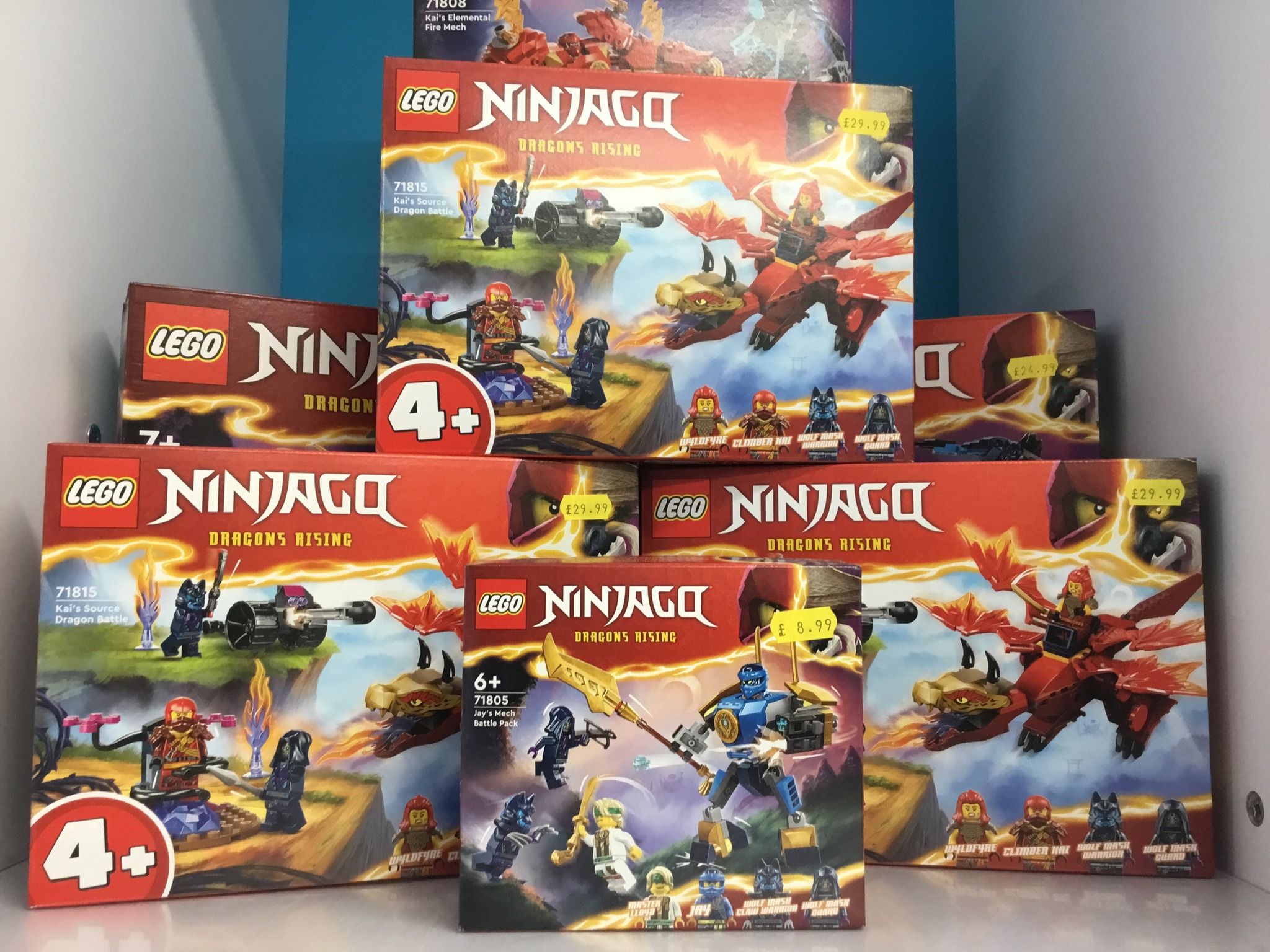 ベル Lego Ninjago‼️71815 Kai's Source Dragon Battle, 71805 Jays mech