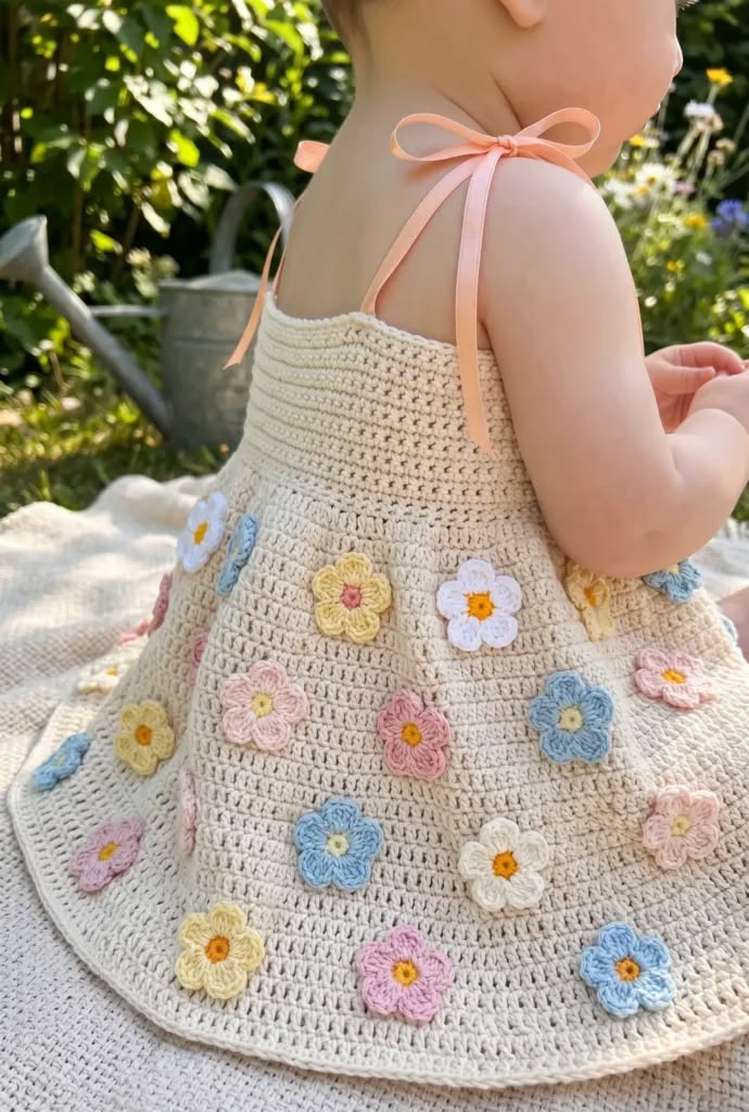 cute crochet dresses Super dress for my princess This pattern is size Black Wedding Dresses Lace Size:child-3 Vintage_Green_Dress Handmade crochet