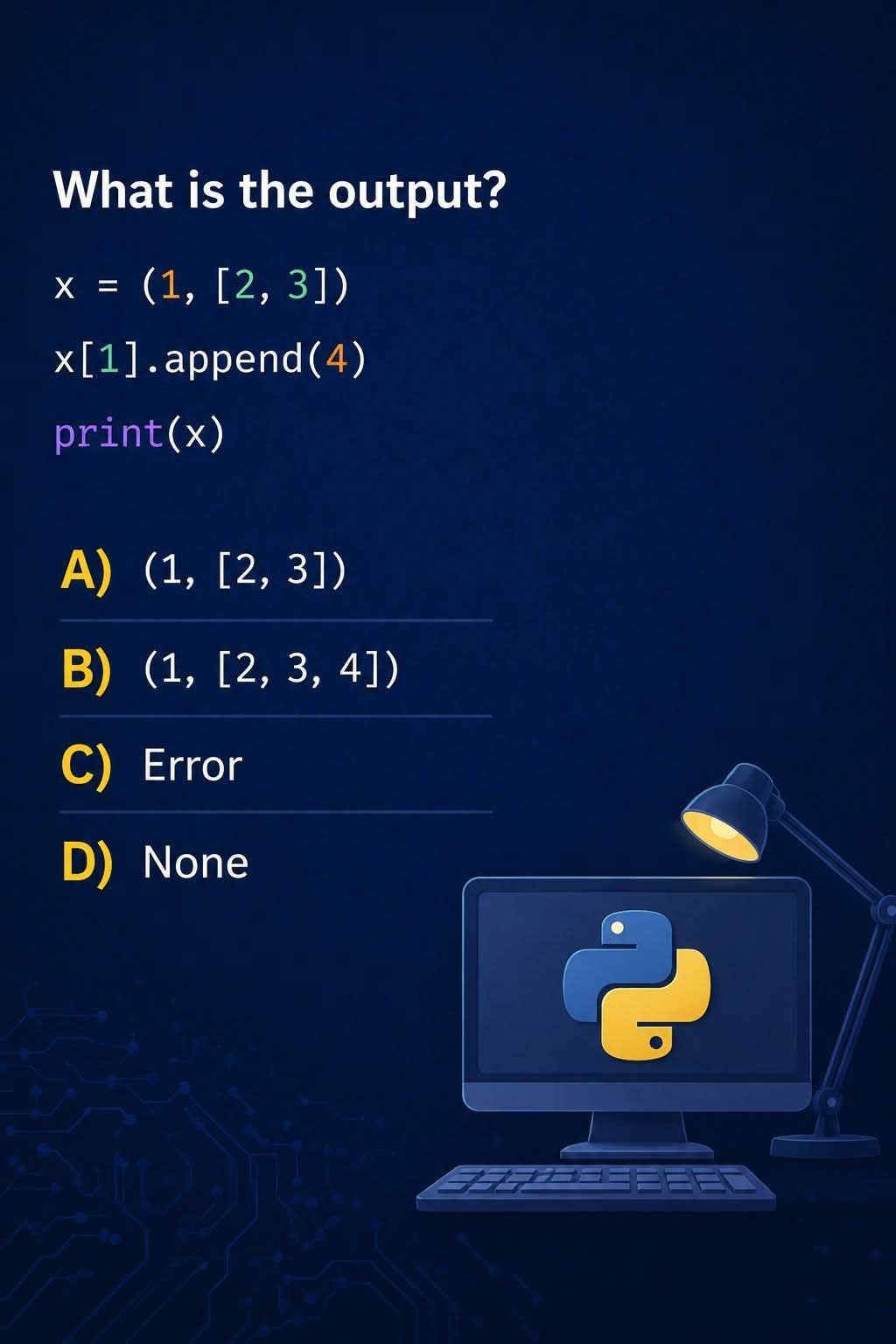 What is the output of the given code?