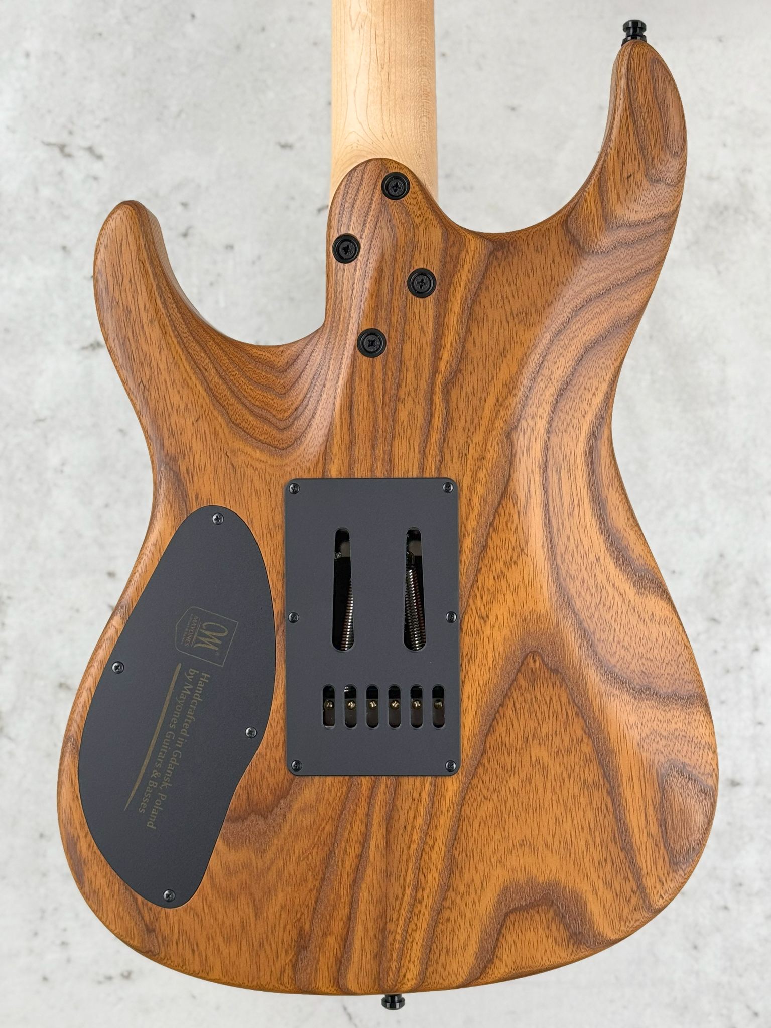Mayones Aquila Elite S 6 Quilted Maple 4A top Transparent Natural