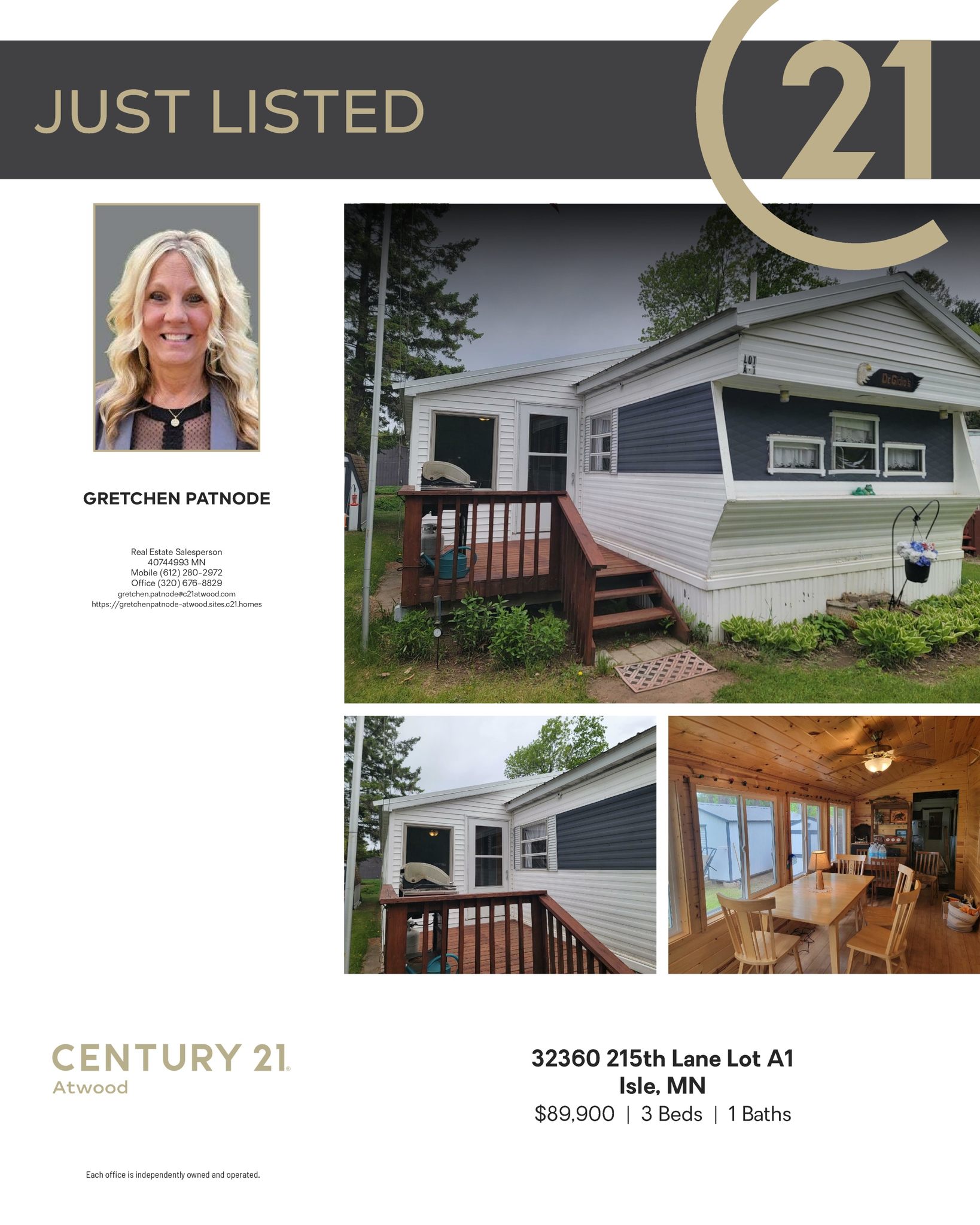 Gretchen Patnode Sales Associate/Realtor with Century 21 Atwood Mille Lacs