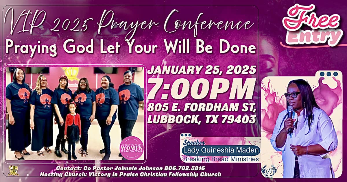 🌟 VIP 2025 Prayer Conference 🌟... - Victory In Praise Church | Facebook