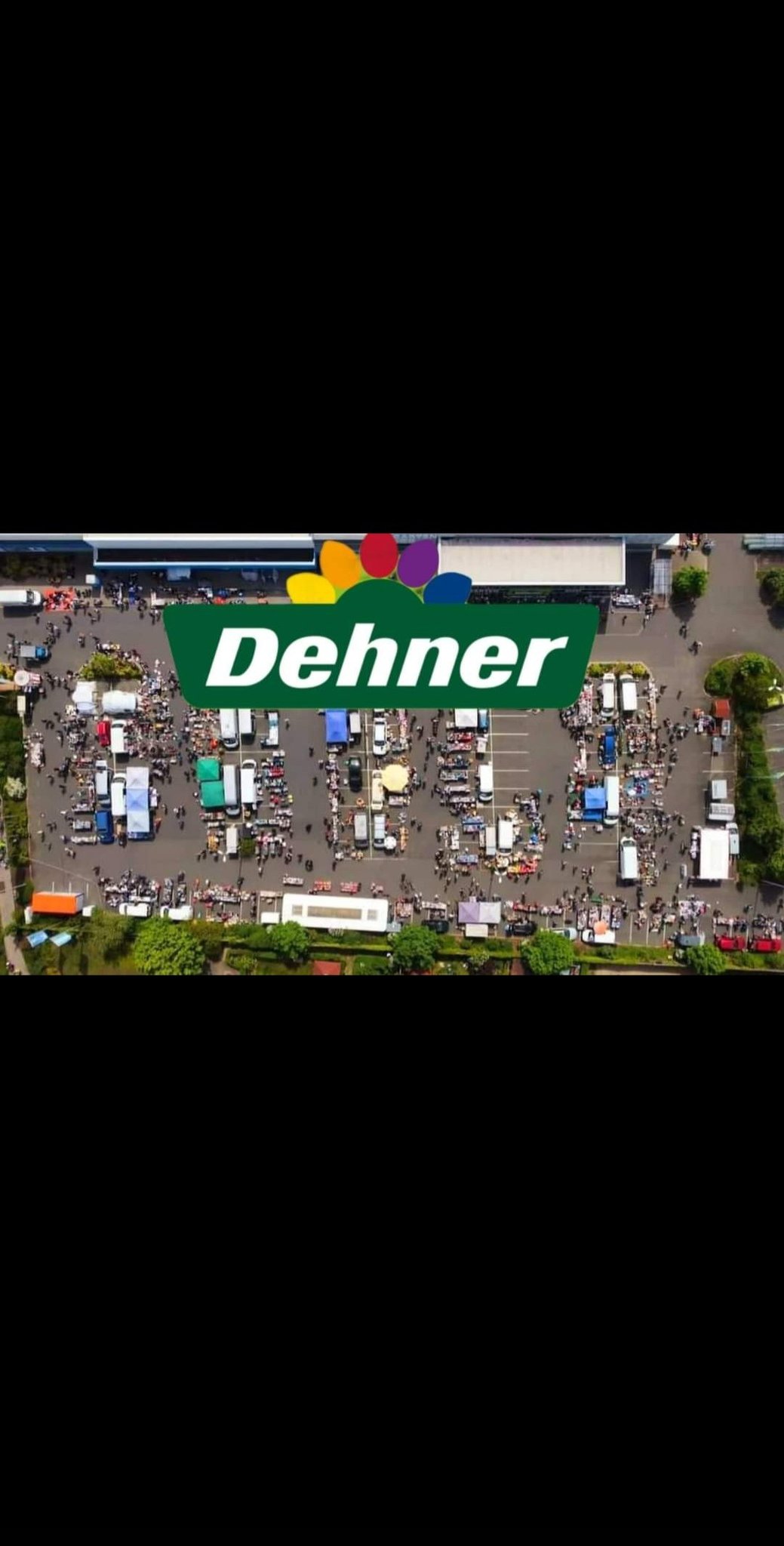 Flohmarkt in Fürth auf dem Dehner-Parkplatz