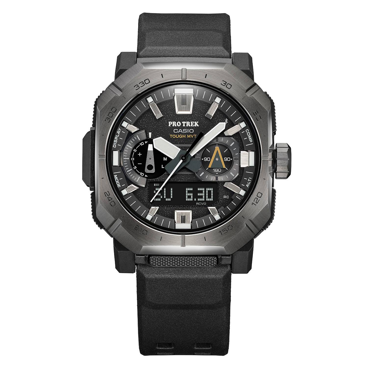 CASIO - From stylish to scenic, the PRW-30Y-1B provides a clean 
