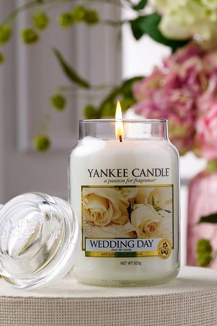 First Yankee Candle memory: Wedding Day scent
