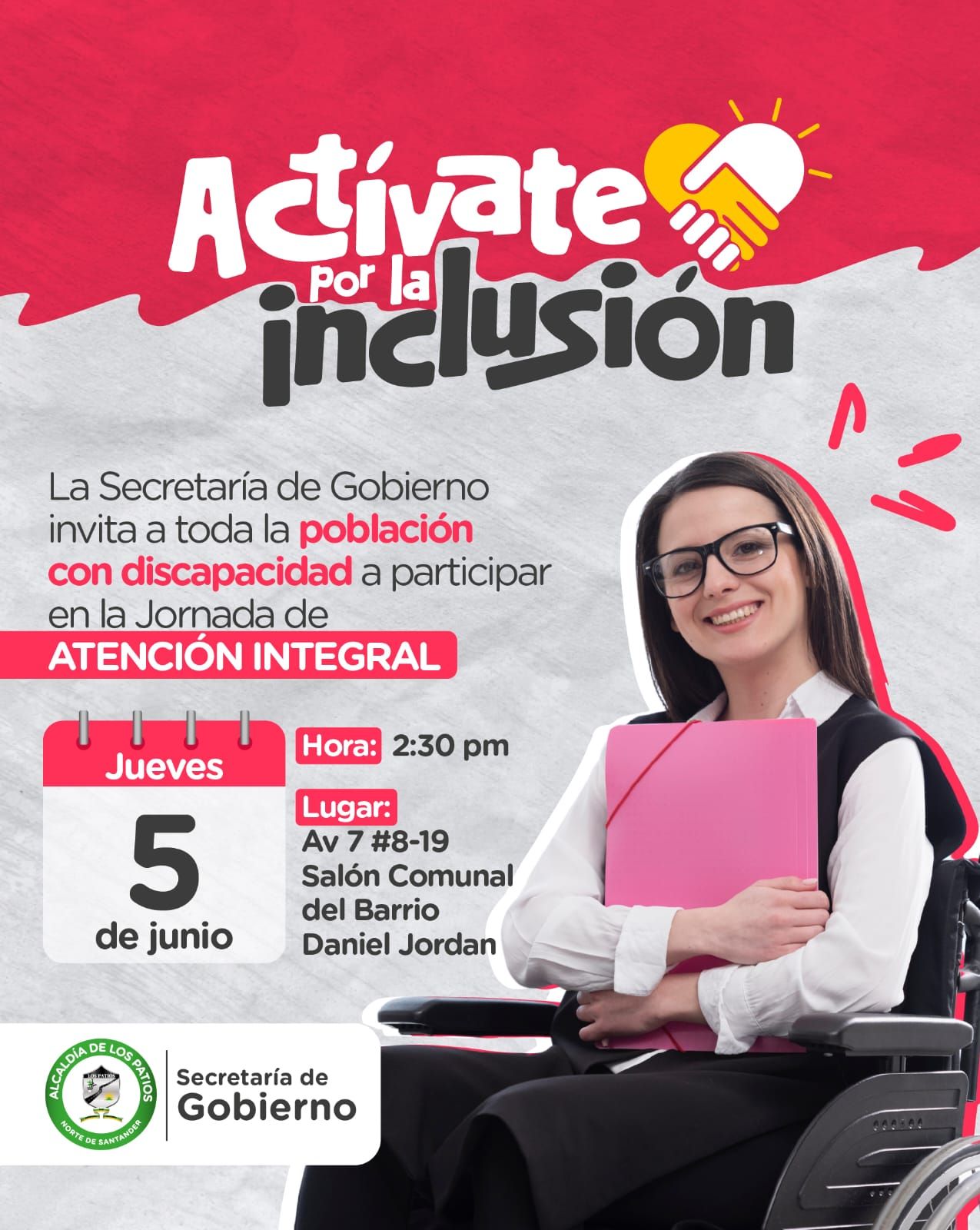 Alcaldía - ¡Actívate por la Inclusión!♿️ La Secretaría de Gobierno ...