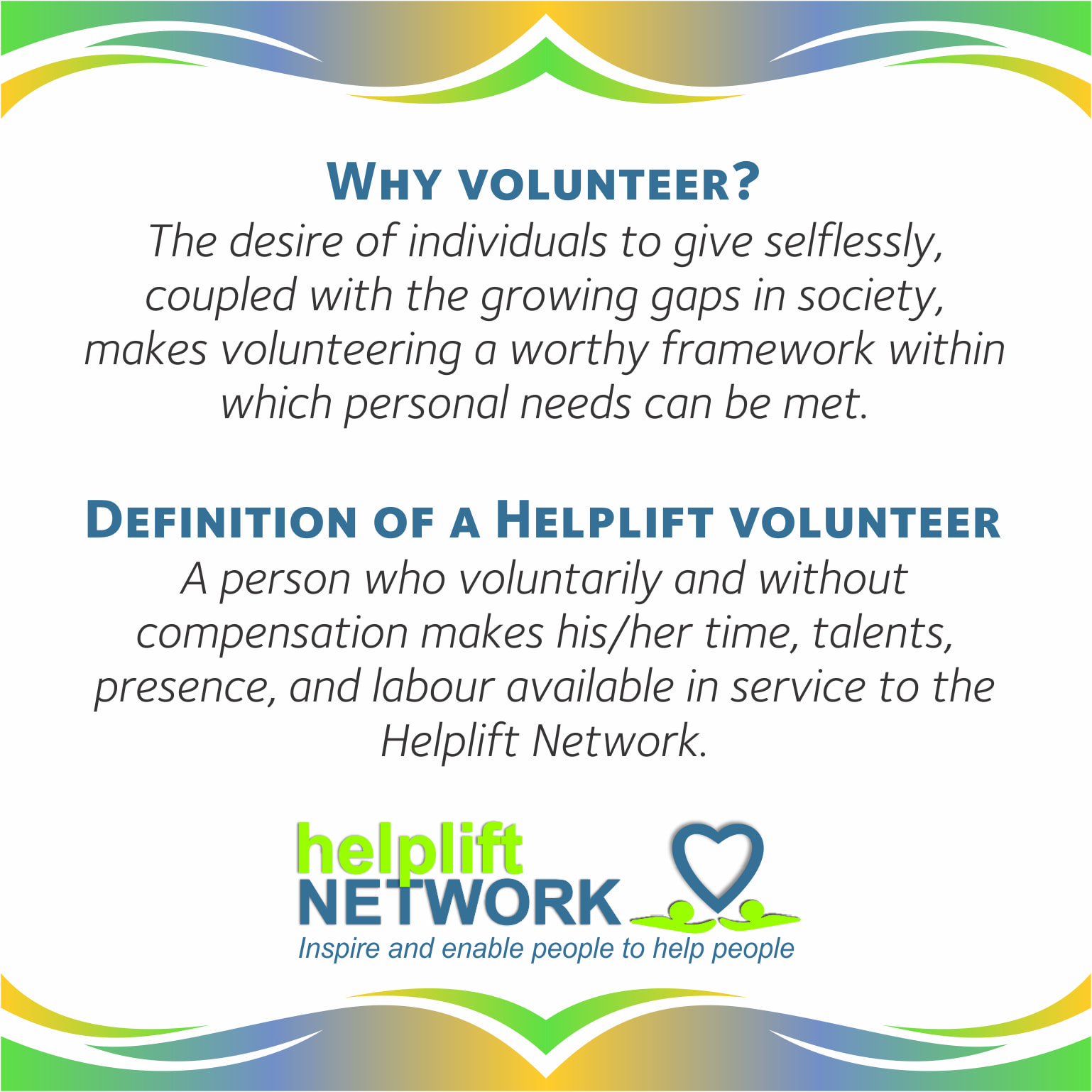 Kom loer gerus in by ons... - Helplift Network Vaal Triangle