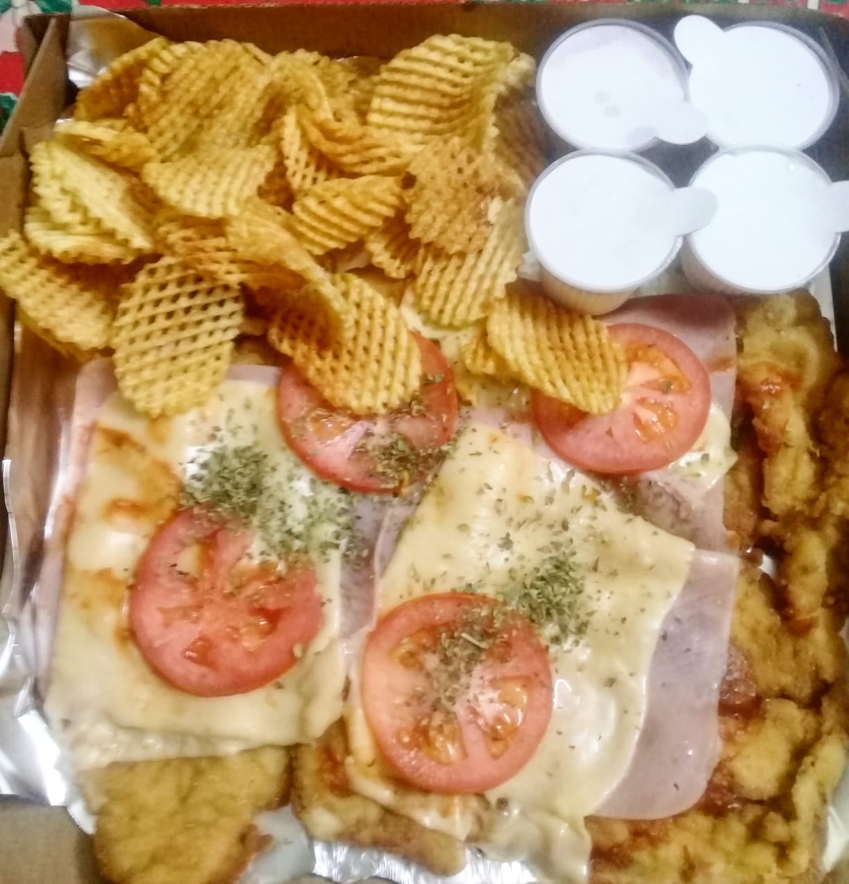 Comida express - MILANESAS XXL!!!!! PARA 3 A 4 PERSONAS...