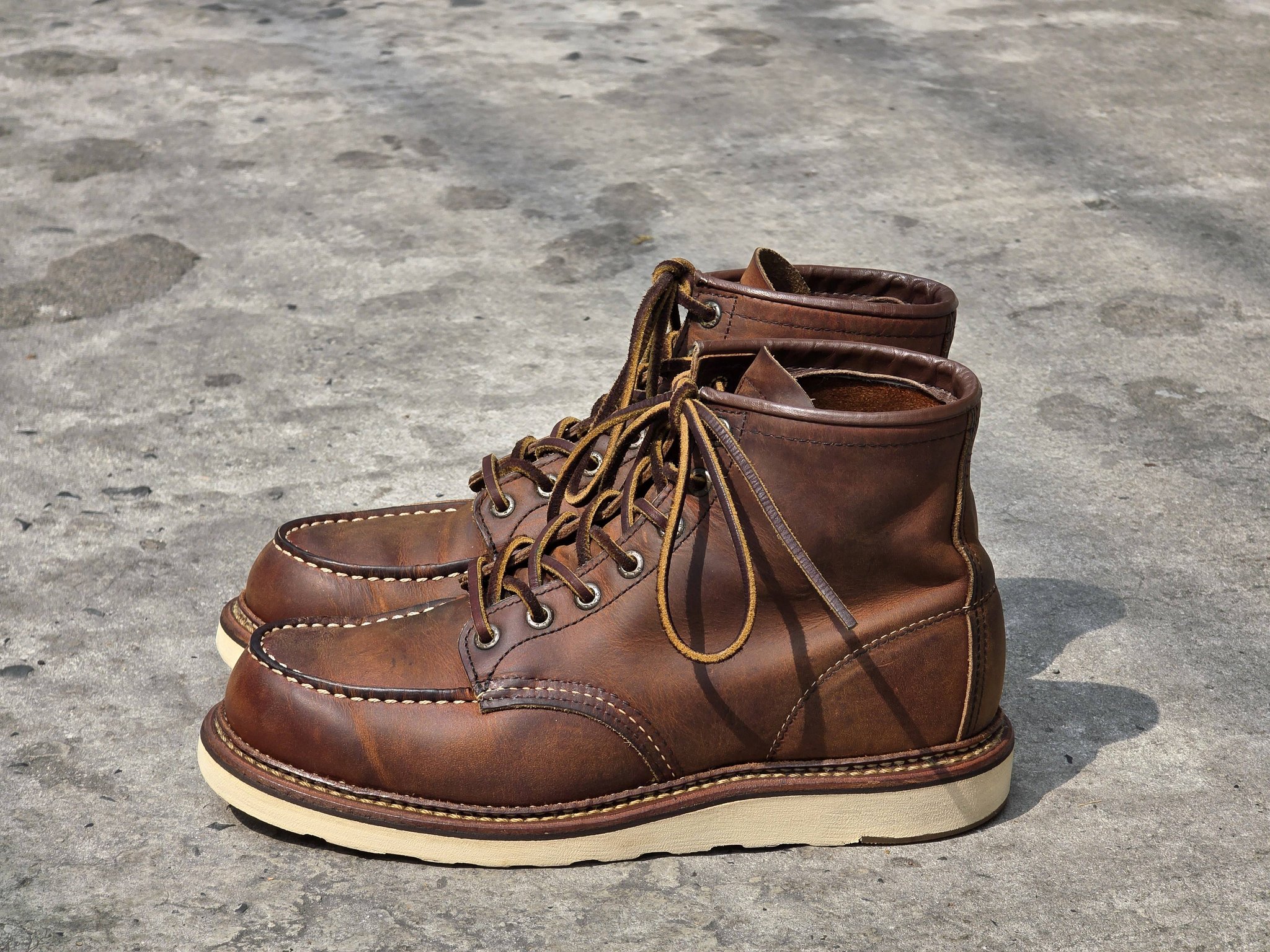 Red Wing 1907 classic moc toe boots for sale