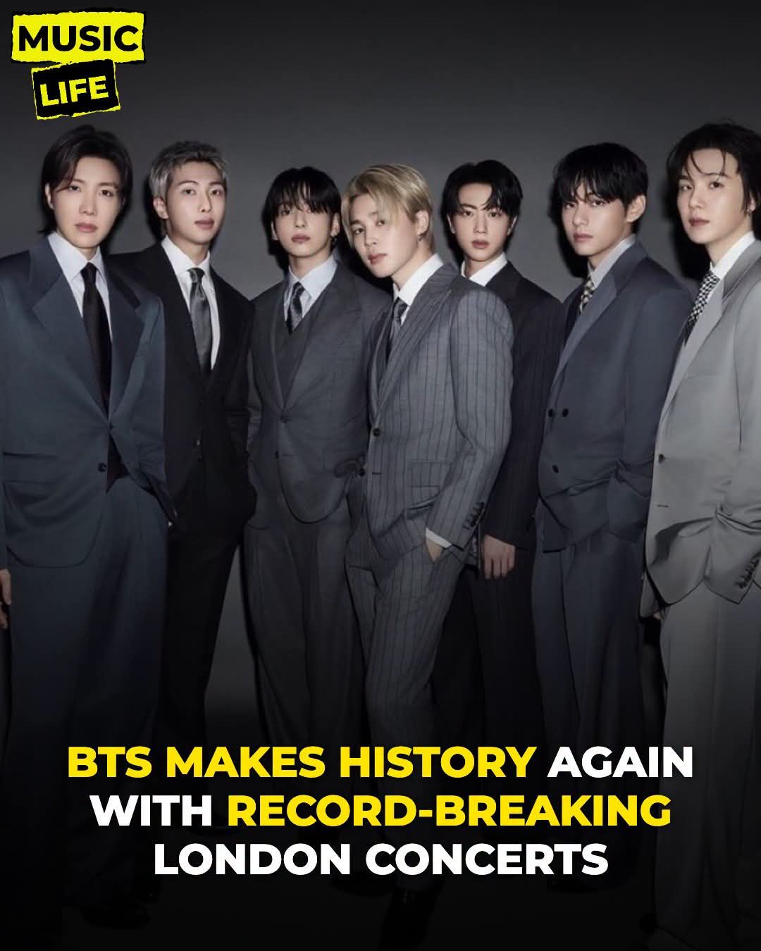 BTS WORLD TOUR promo on the big screen at Piccadilly Circus