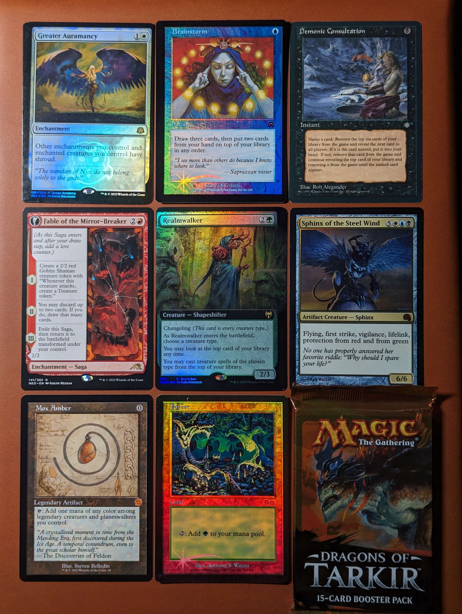 Magic The Gathering Rare Cards Auction with Misprints