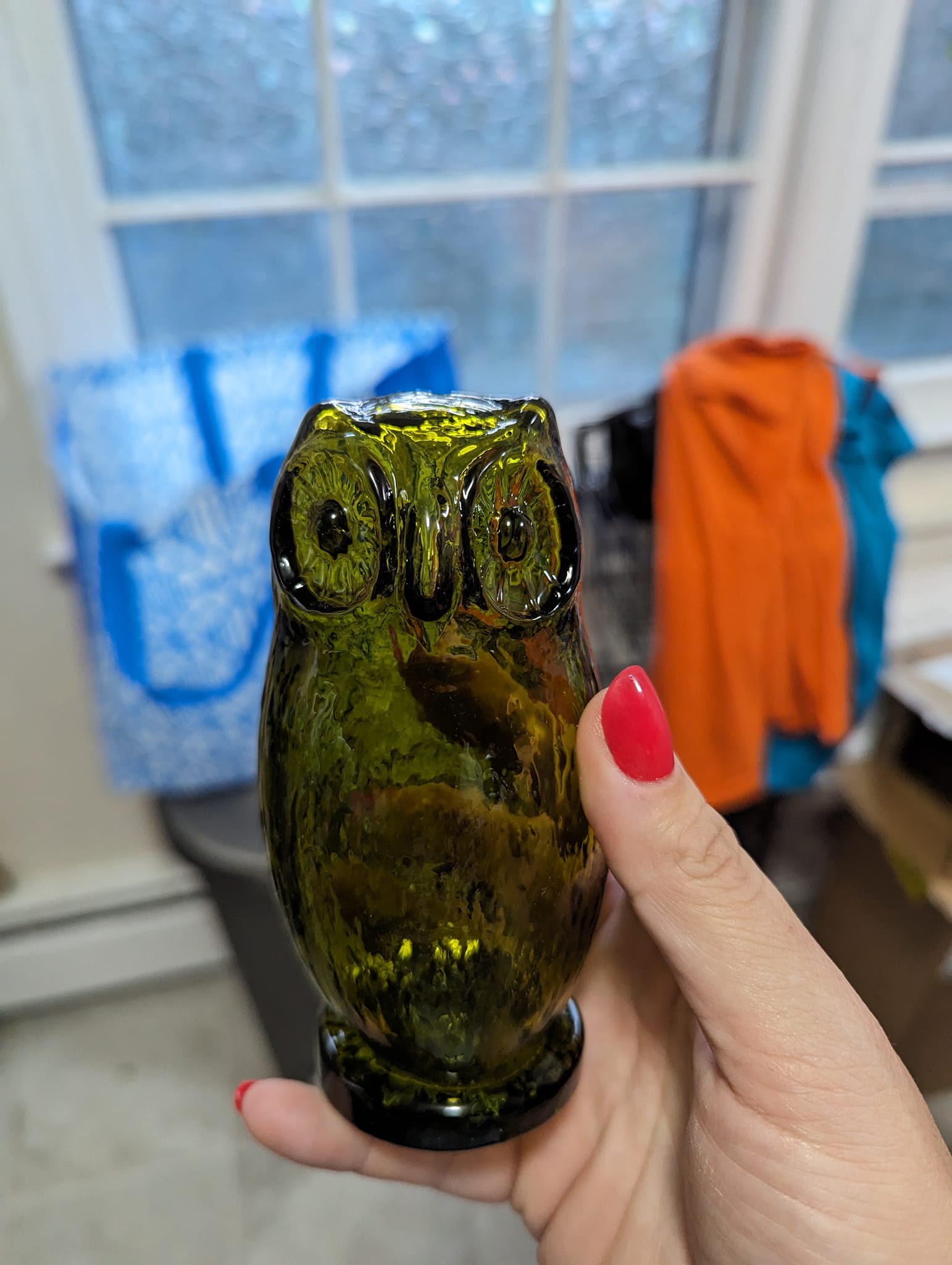 Vintage 1970 ceramic owl secondhand find