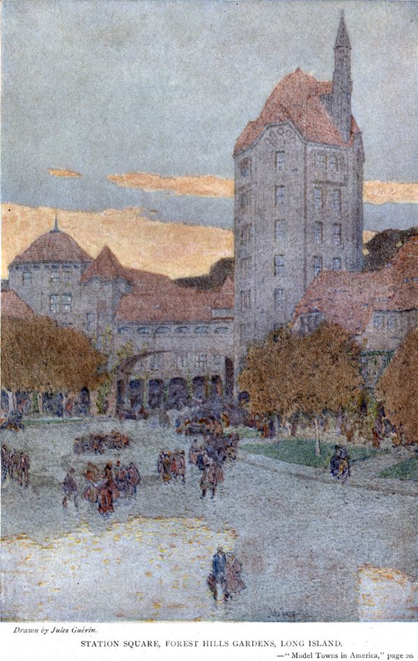 Illustration of early Forest Hills Queens.