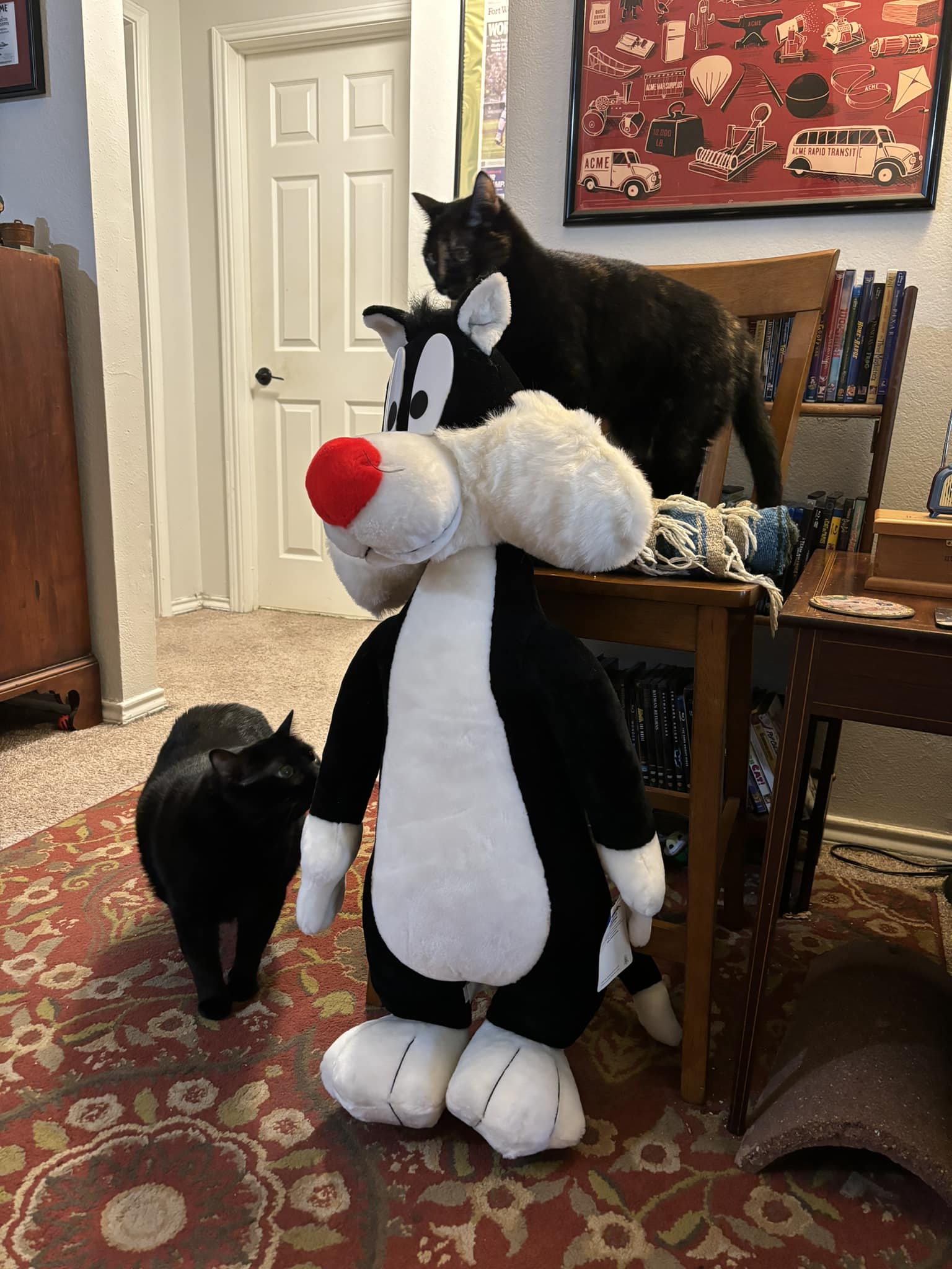 Giant Stuffed Sylvester Looney Tunes Collectible Find