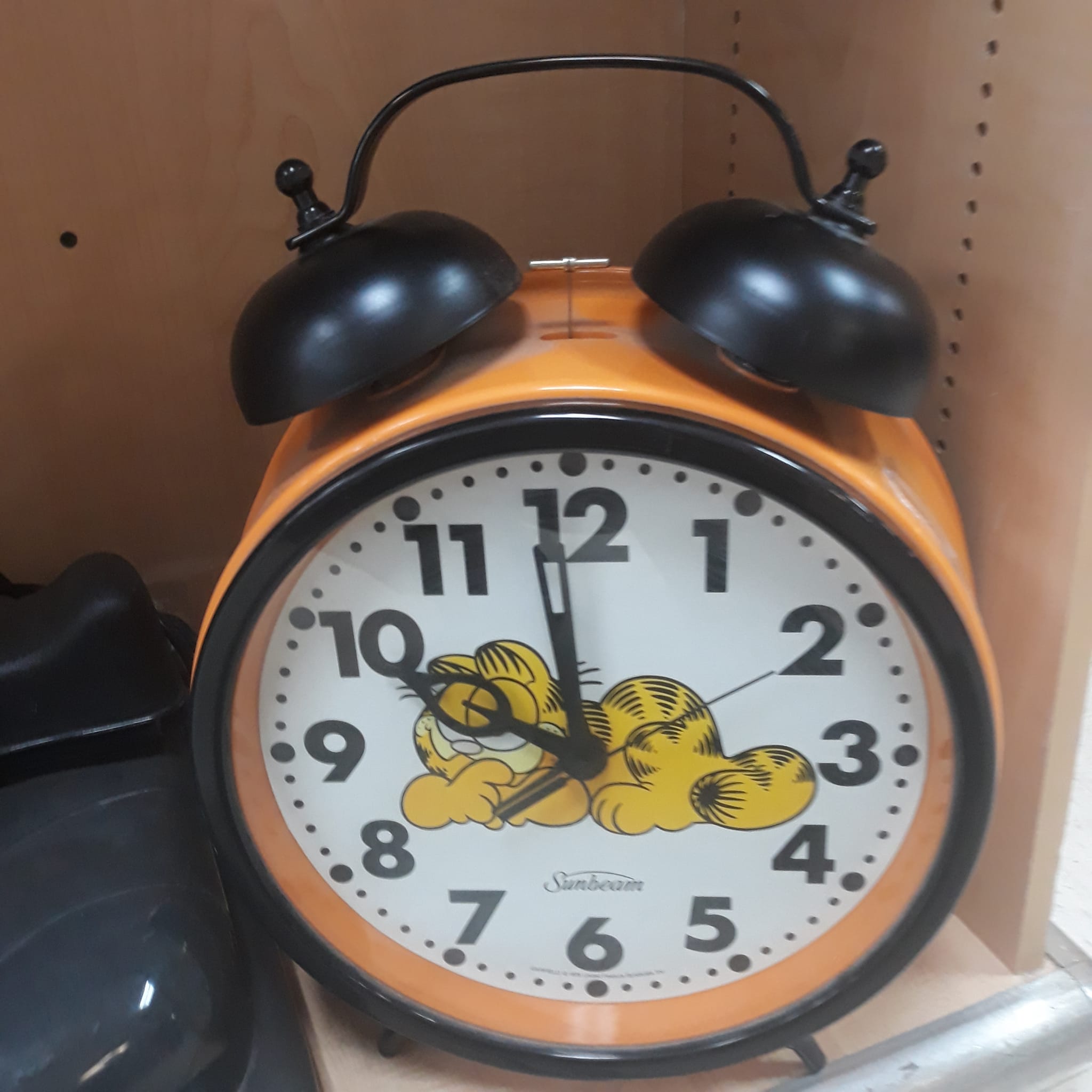 Extra large alarm clock found at Adelante thrift shop in Belen, NM