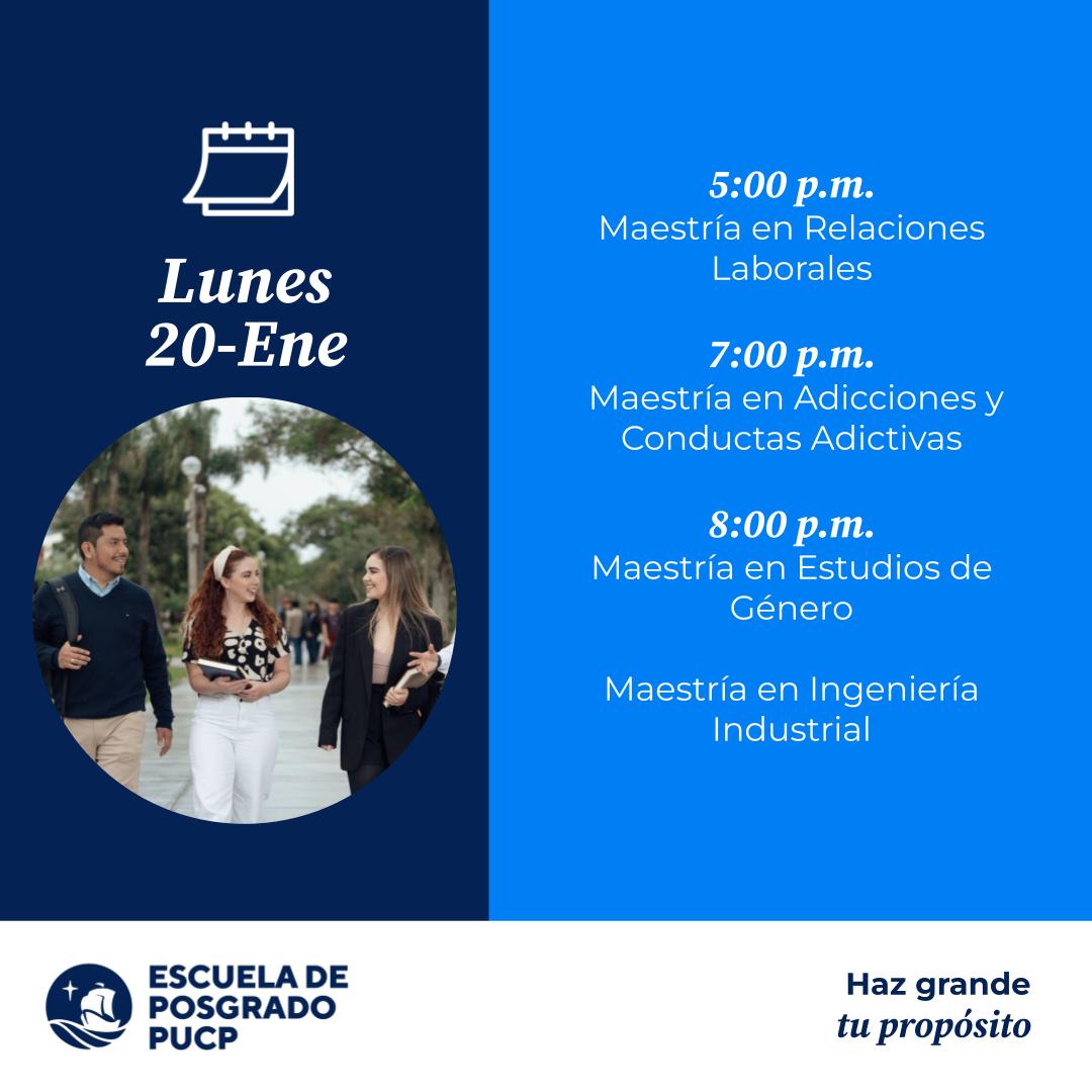 #Admisión2025 | 🔔 ¡Conoce el... - Escuela de Posgrado PUCP | Facebook