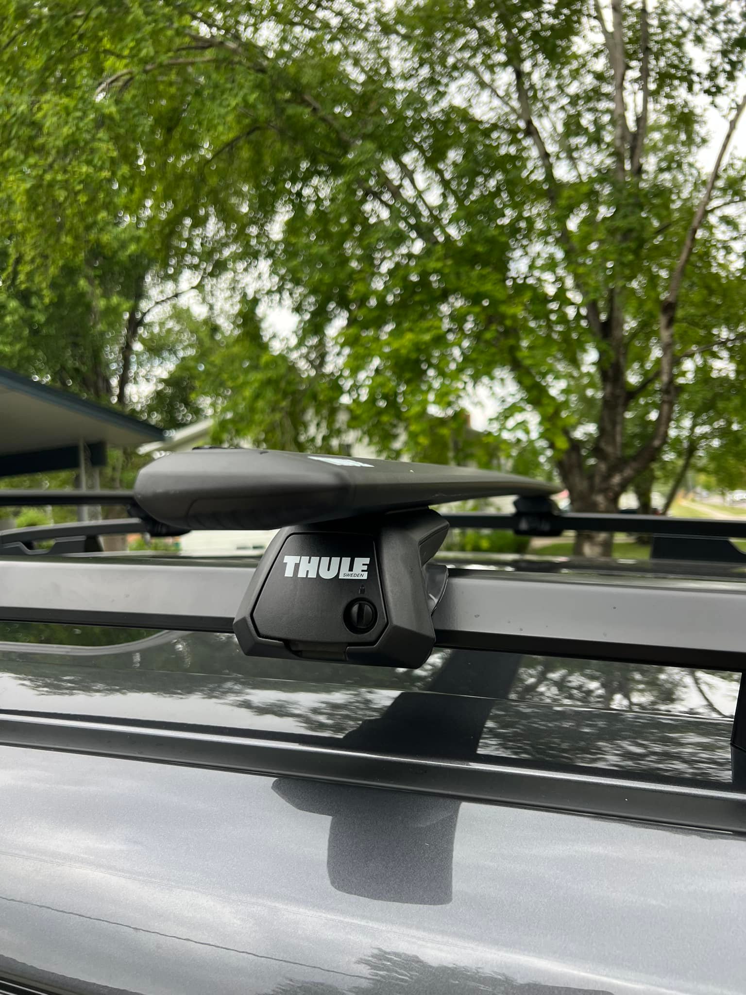 Raised Rail Thule Square Bar Evo 127 Thule Evo Crossbars 53